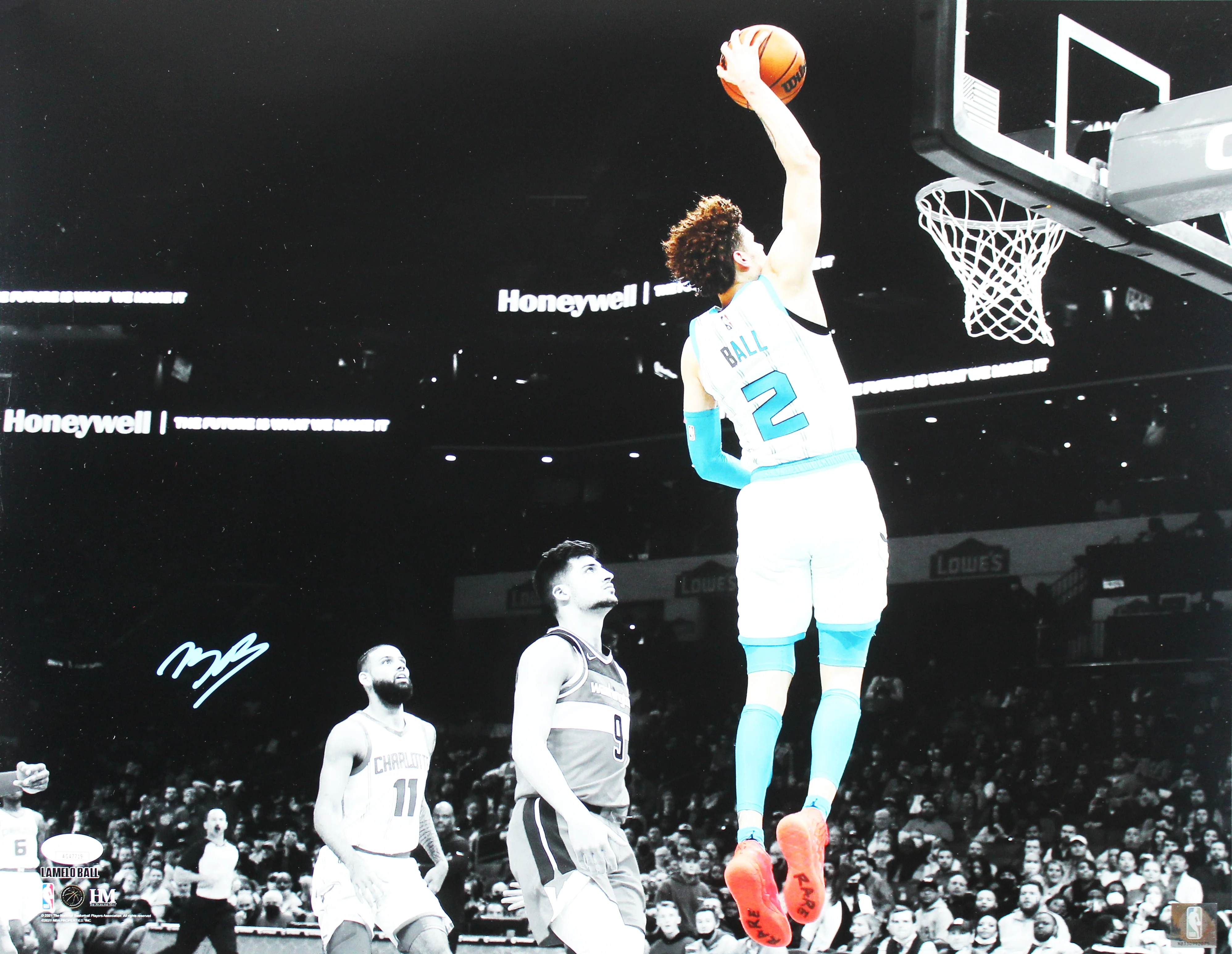 Hornets LaMelo Ball Authentic Signed 16x20 Horizontal Photo Autographed JSA - Image 2