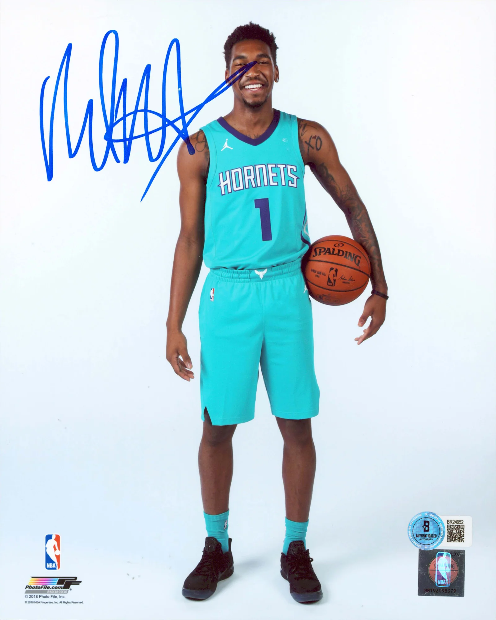 Hornets Malik Monk Authentic Signed 8x10 Vertical Photo Autographed BAS #BR24952 - Image 2