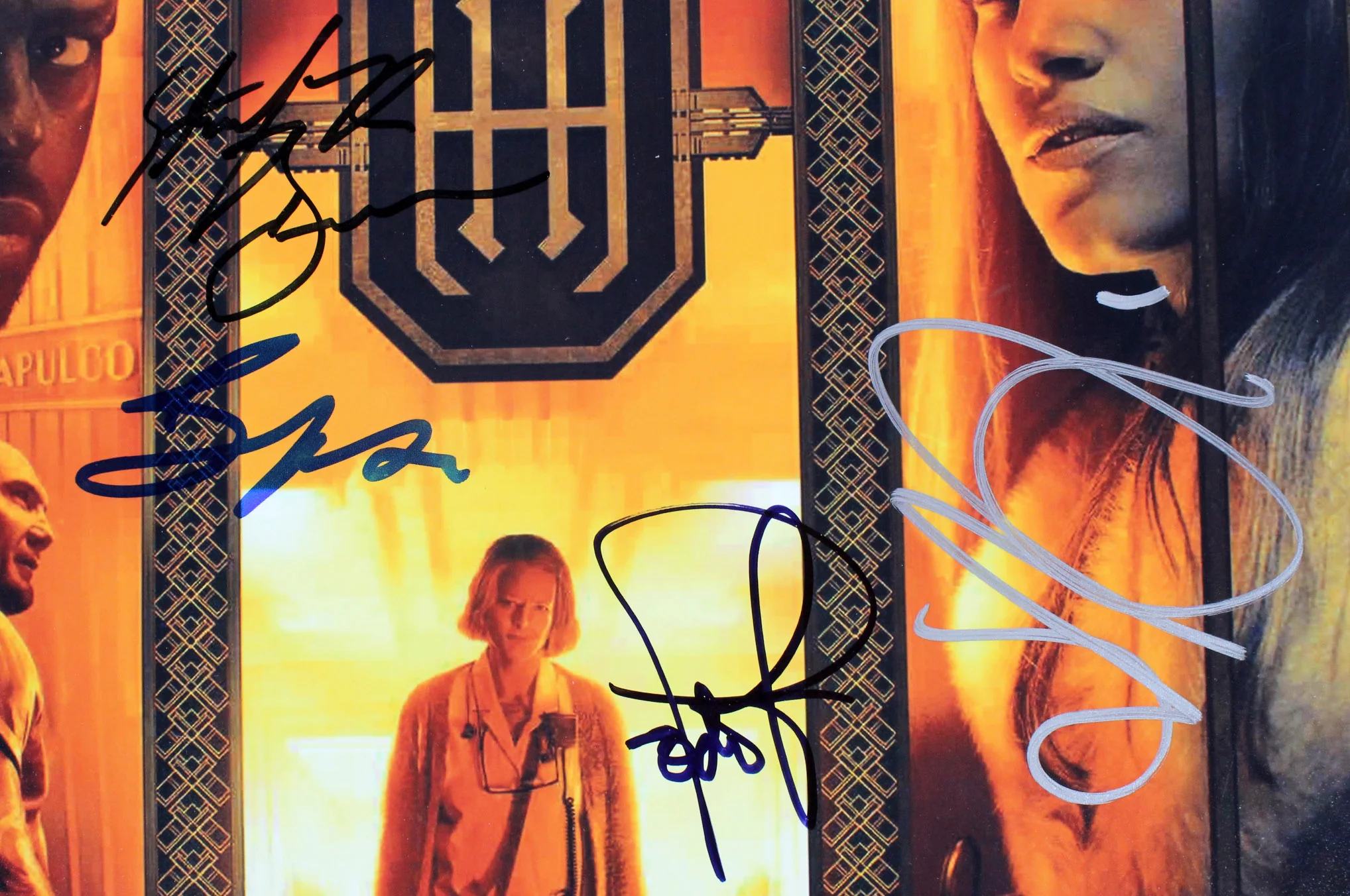 Hotel Artemis (5) Foster, Brown, Henry, Day +1 Signed 12x18 Photo BAS #A57109 - Image 3