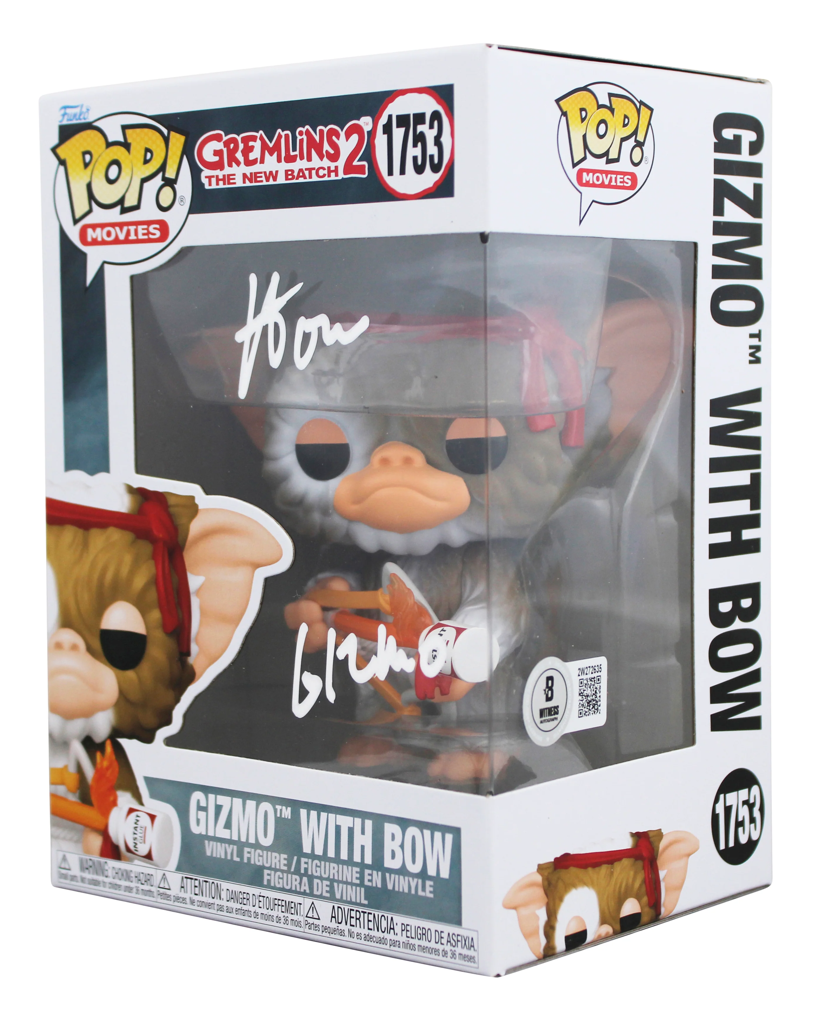 Howie Mandel Gremlins "Gizmo" Signed #1753 Funko Pop Figure BAS Wit #2W272635 - Image 3