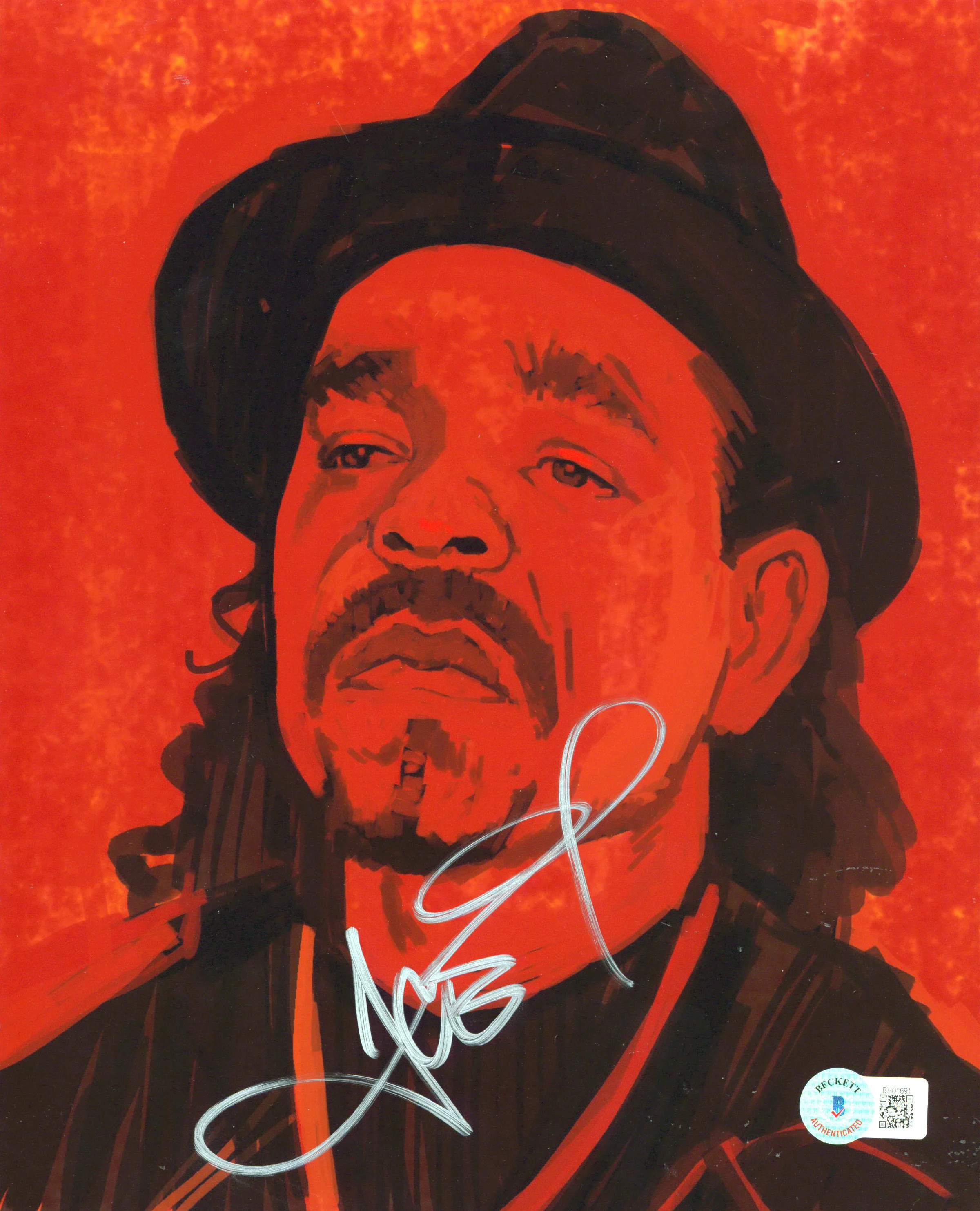 Ice-T Body Count Authentic Signed 8x10 Photo Autographed BAS #BH01691 - Image 2