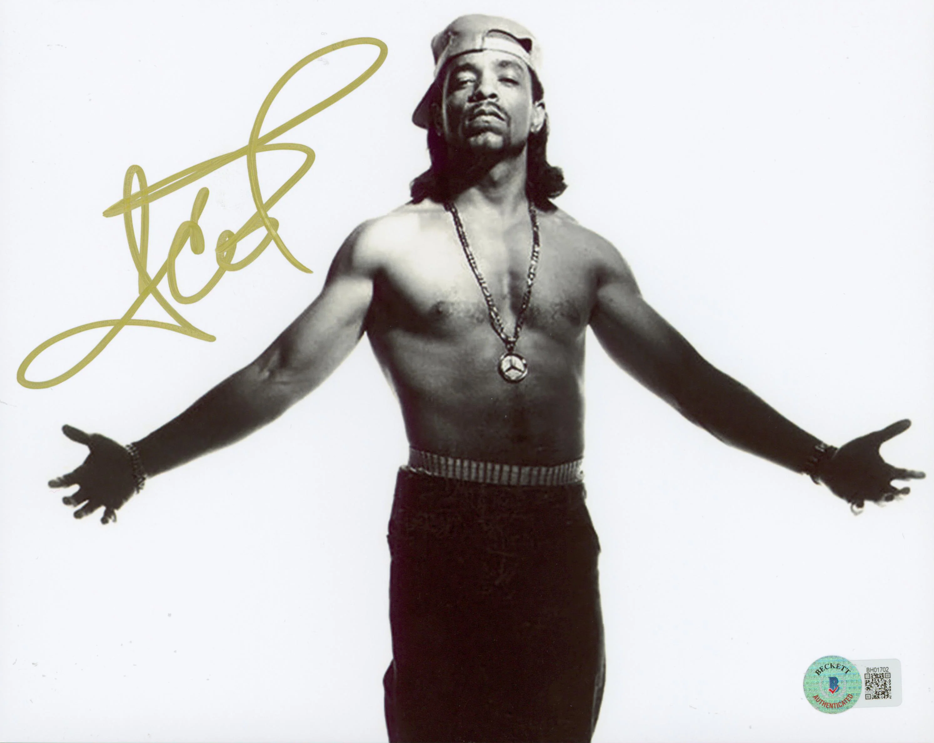 Ice-T Body Count Authentic Signed 8x10 Photo Autographed BAS #BH01702 - Image 2