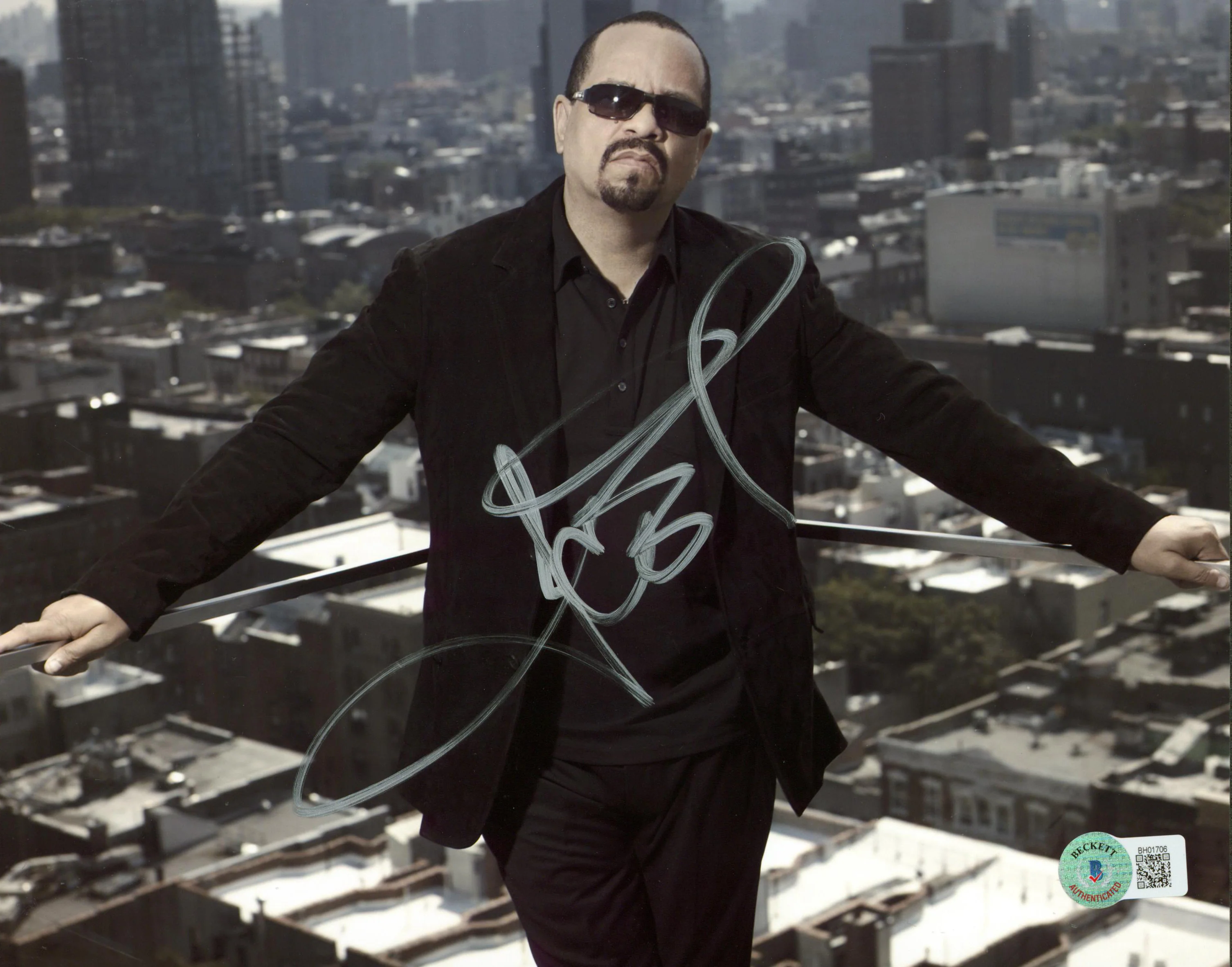 Ice-T Law & Order SVU Authentic Signed 8x10 Photo Autographed BAS #BH01706 - Image 2