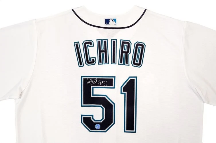 Ichiro Suzuki Signed Seattle Mariners Nike Baseball Jersey Ichiro COA - Image 2