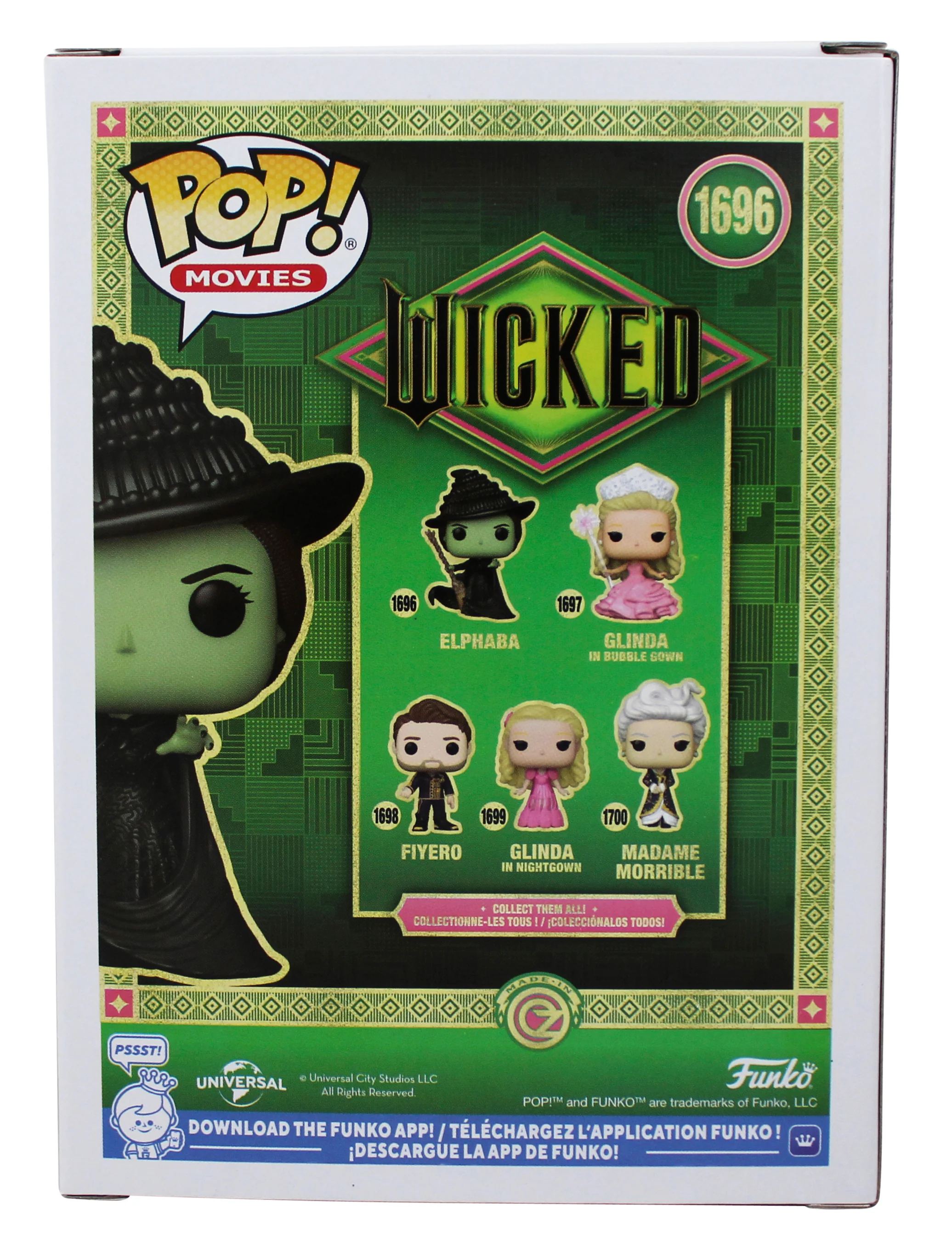 Idina Menzel Wicked Authentic Signed Elphaba #1696 Funko Pop Vinyl Figure BAS - Image 5