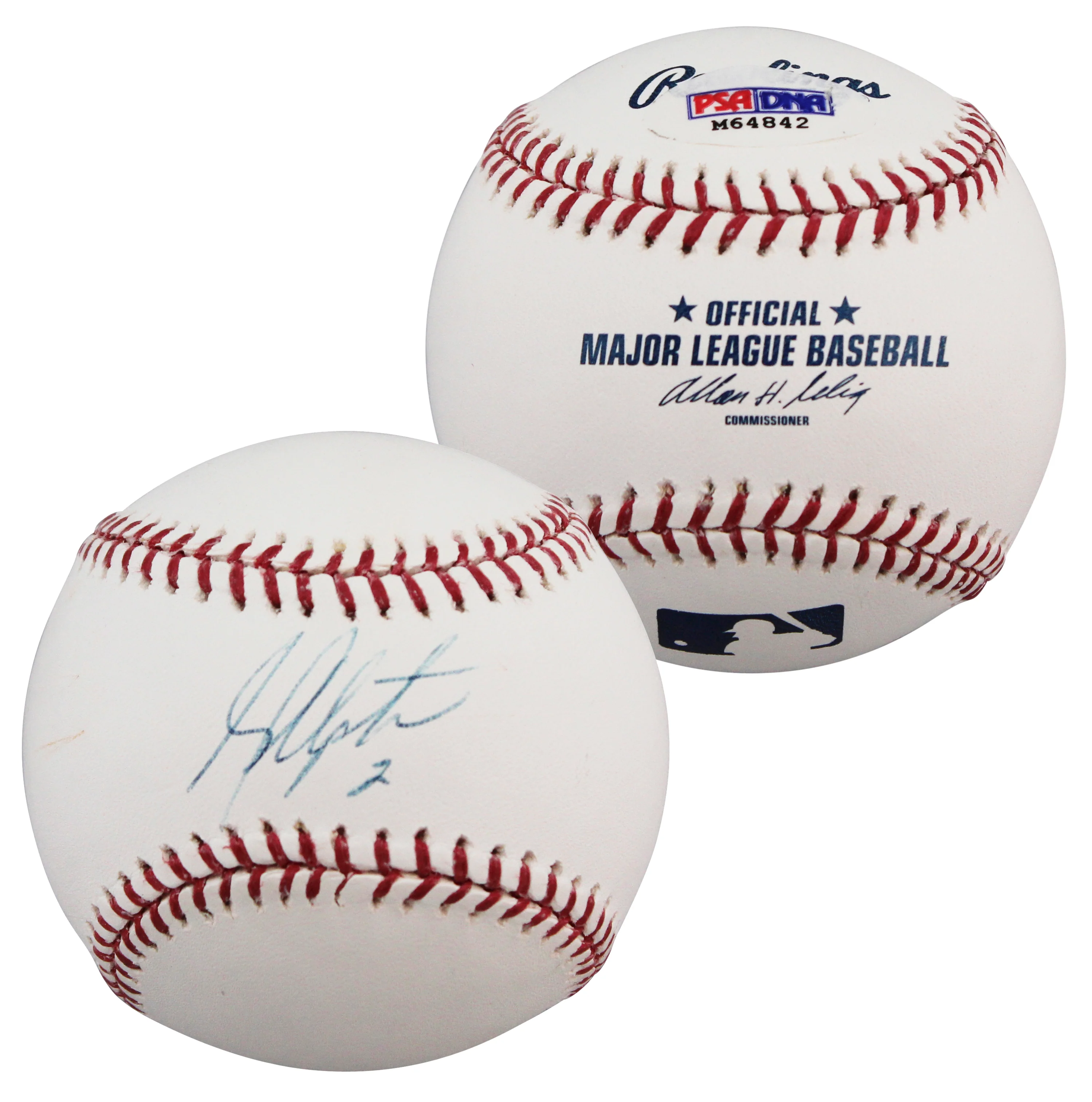 Indians B.J. Upton Authentic Signed Oml Baseball Autographed PSA/DNA #M64842 - Image 2