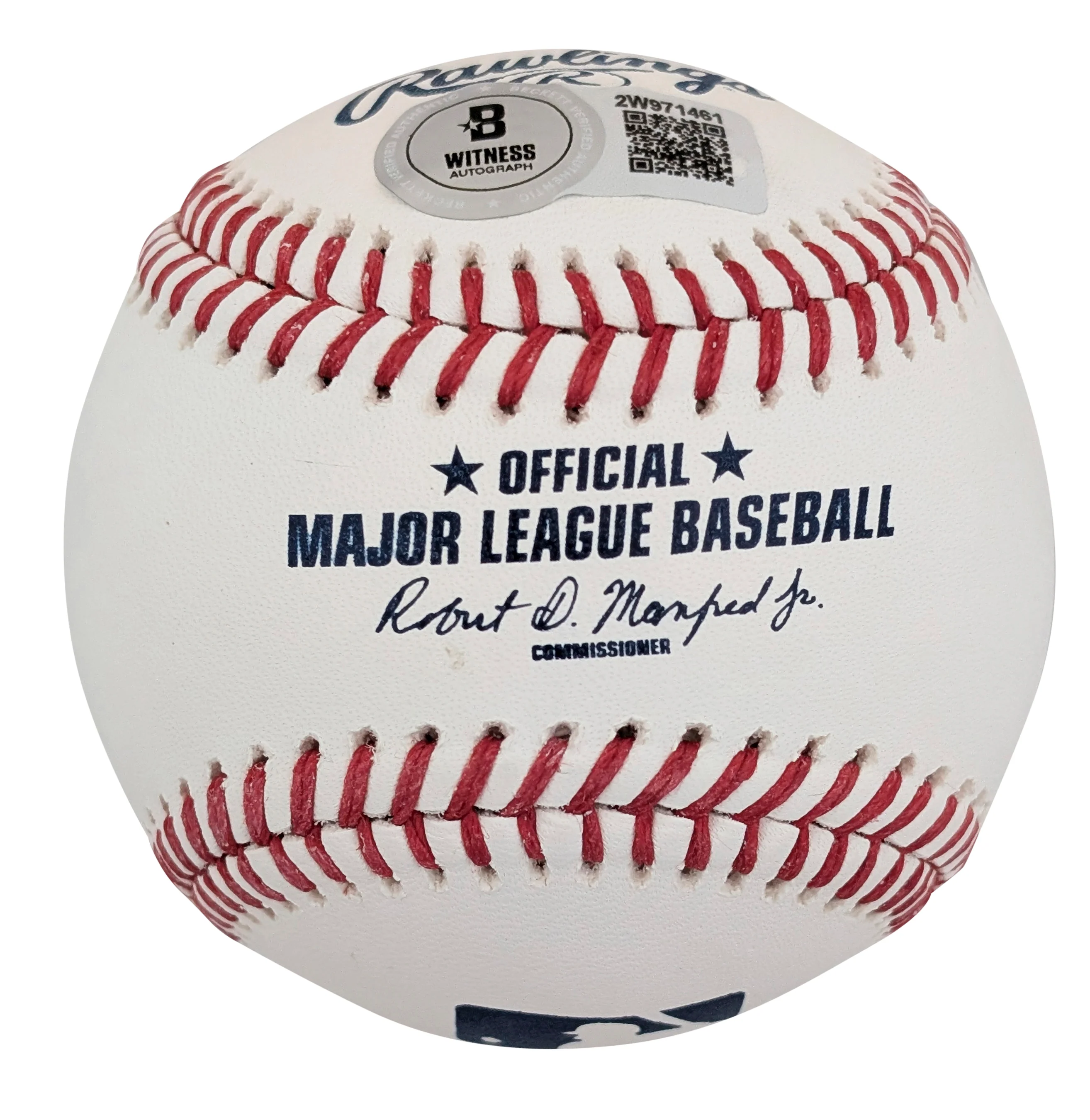 Indians Jim Thome Authentic Signed Manfred Oml Baseball W/ Case BAS Witnessed - Image 5