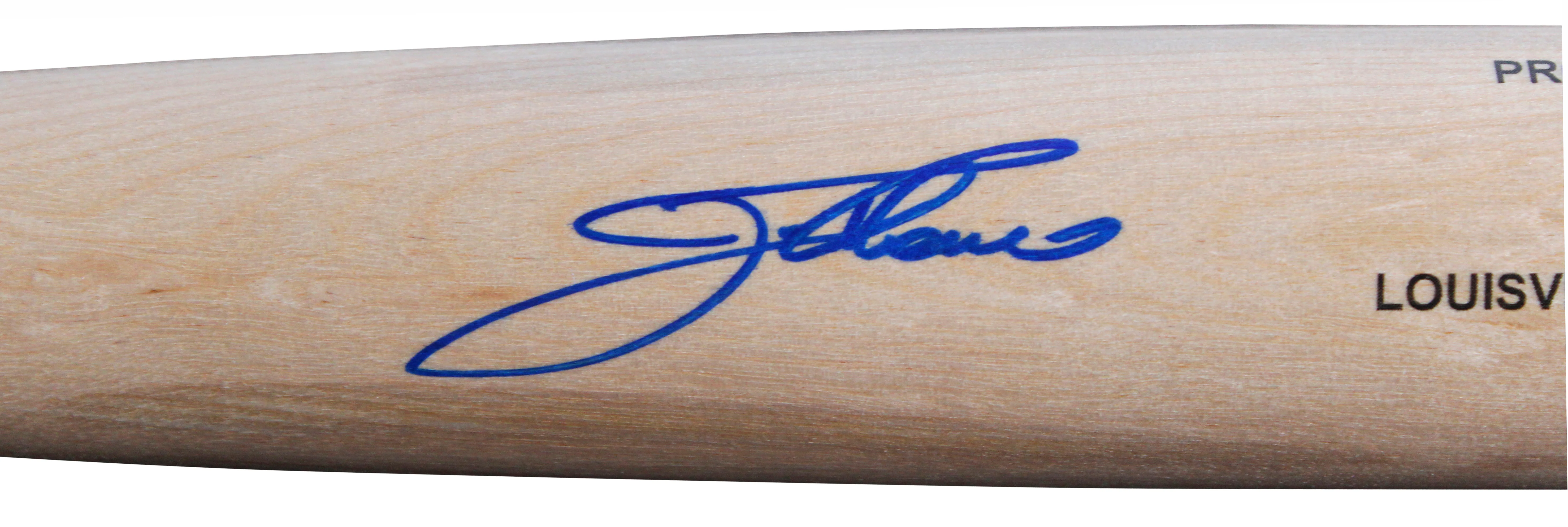 Indians Jim Thome Signed Blonde Louisville Slugger Baseball Bat BAS Witnessed - Image 5