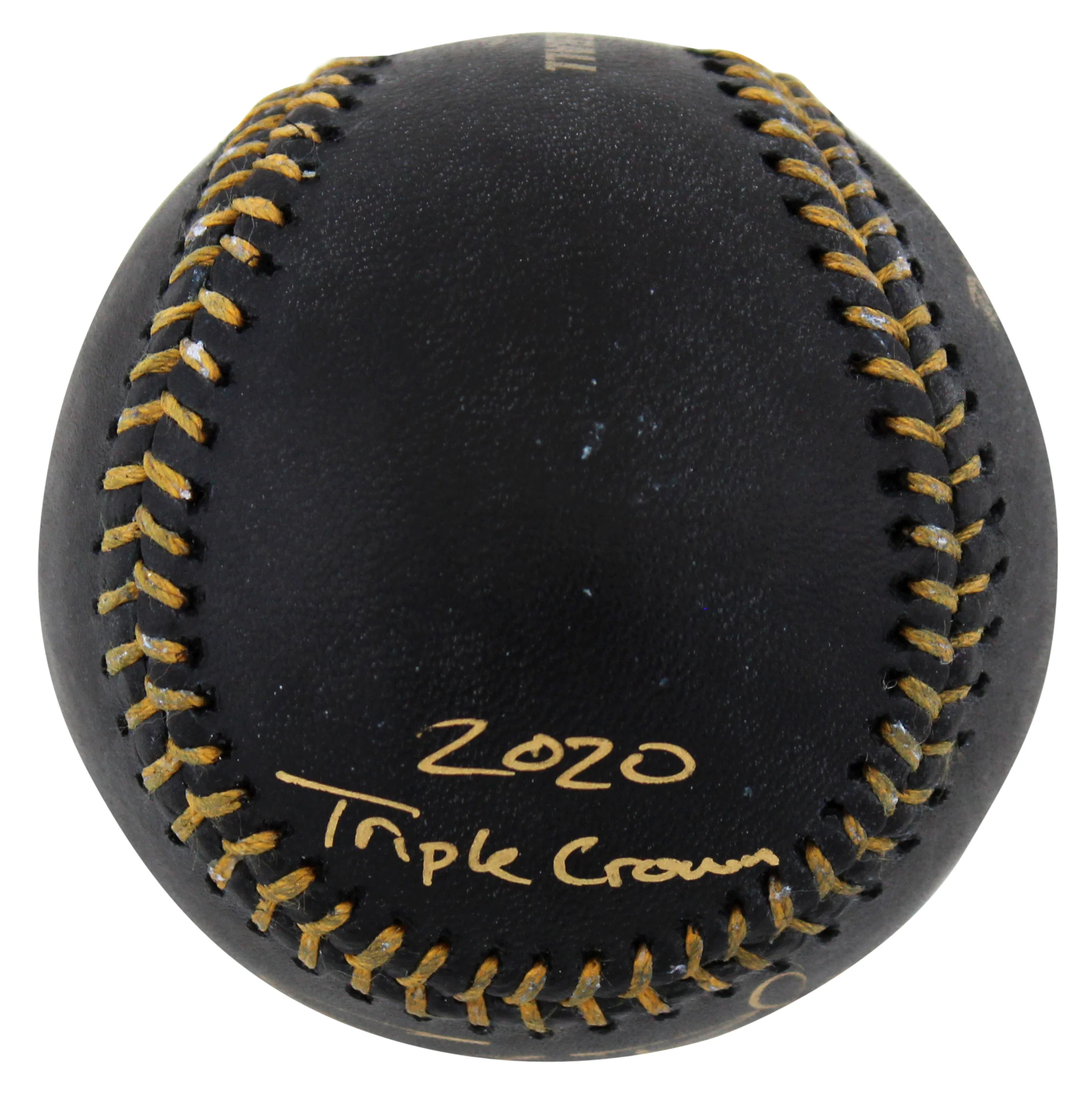 Indians Shane Bieber "2x Insc" Authentic Signed Black Oml Baseball BAS Witnessed - Image 3