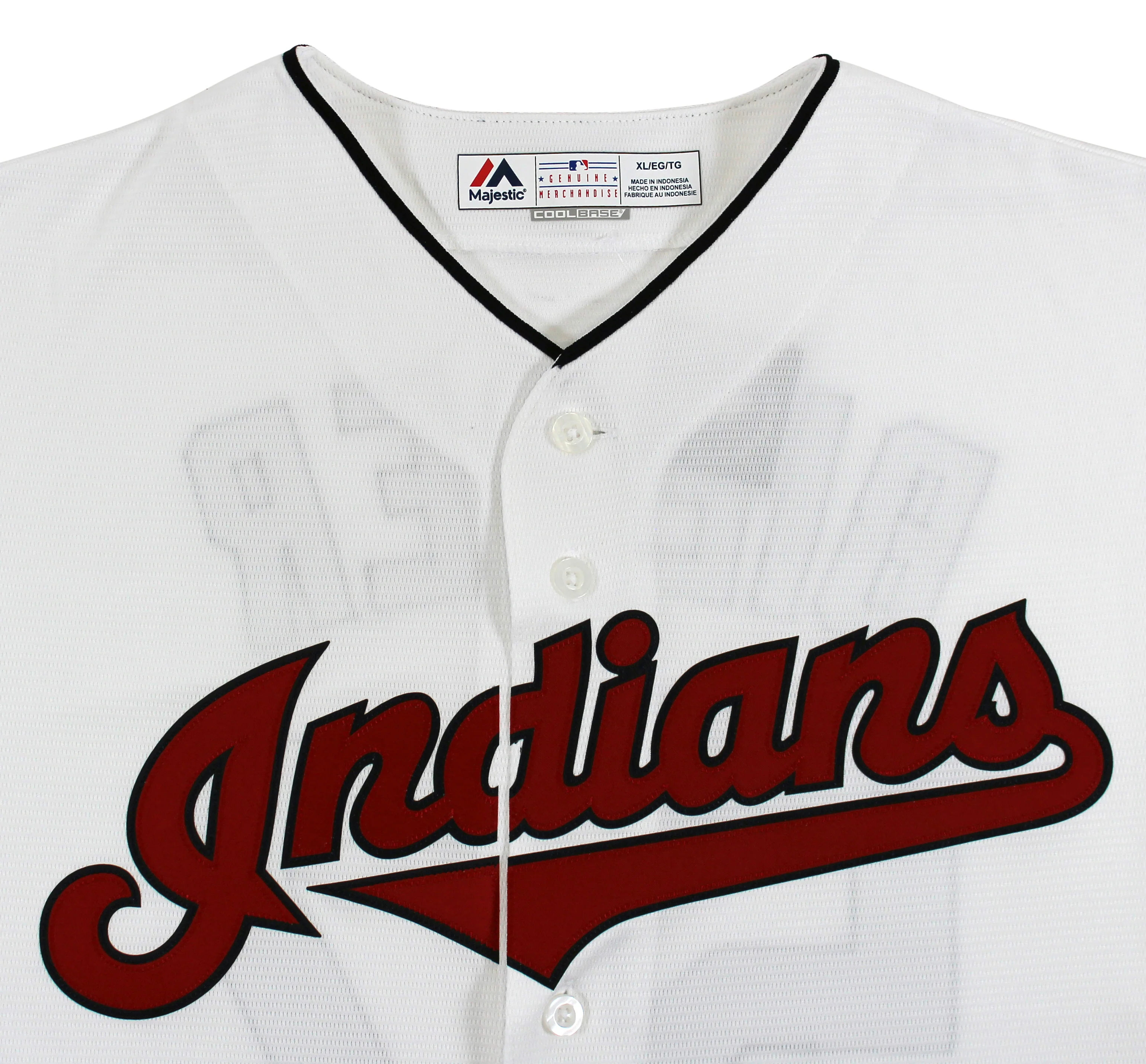 Indians Shane Bieber Authentic Signed White Majestic Cool Base Jersey BAS Wit - Image 6