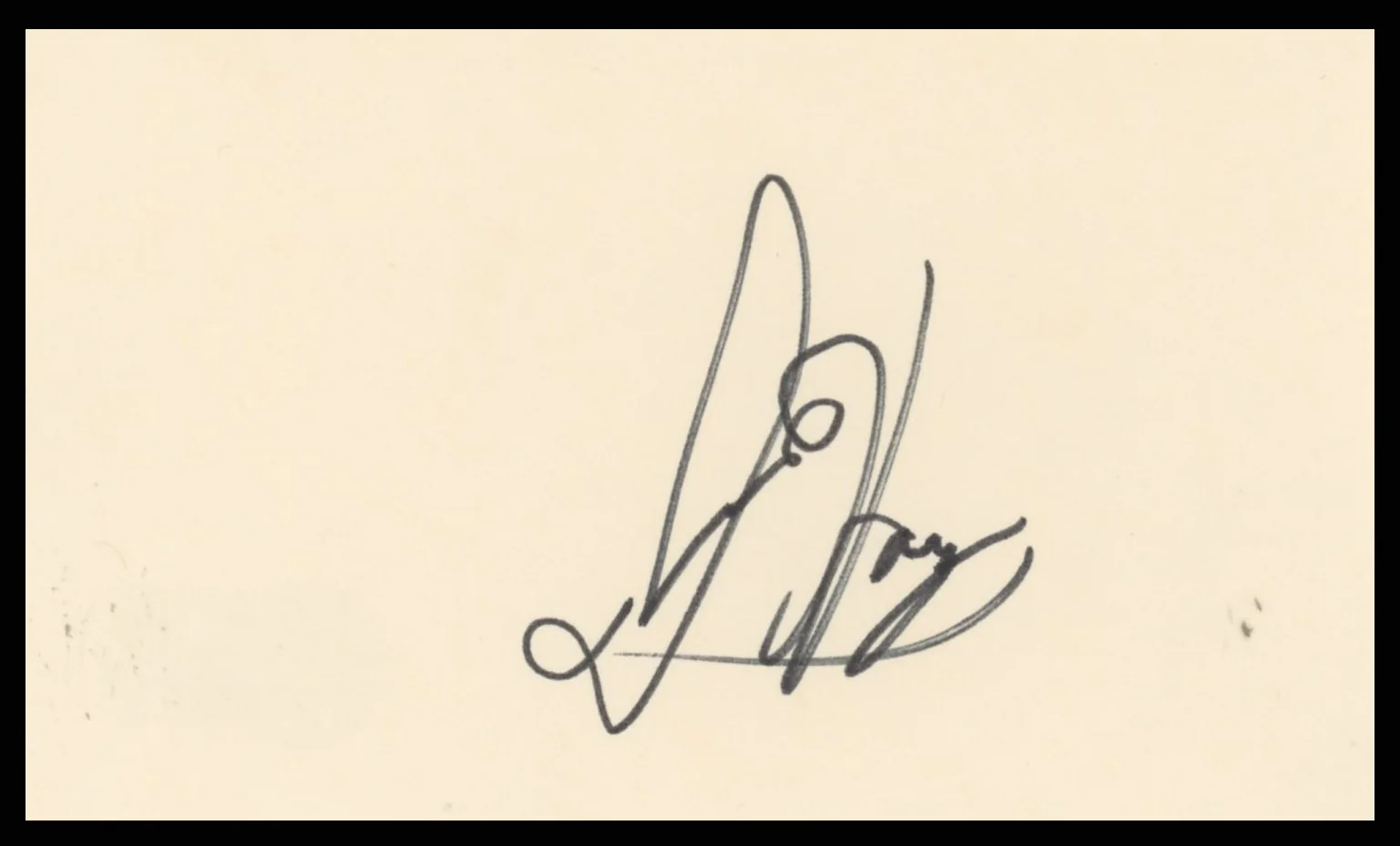 Isaac Hayes South Park Authentic Signed 3x5 Index Card Autographed BAS #BR26833