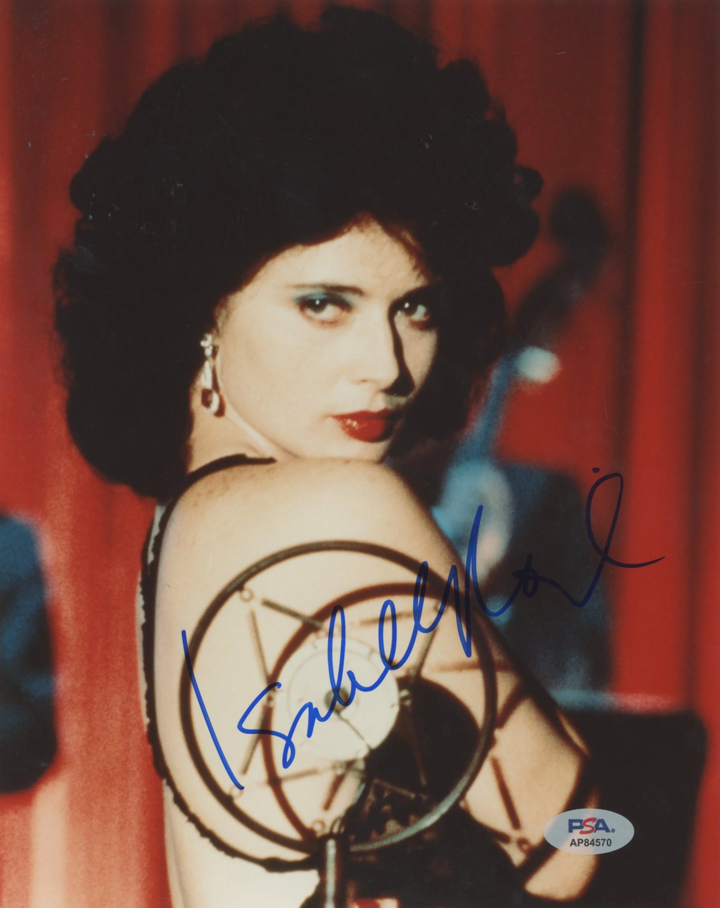 Isabella Rossellini Blue Velvet Authentic Signed 8x10 Photo PSA/DNA #AP84570 - Image 2