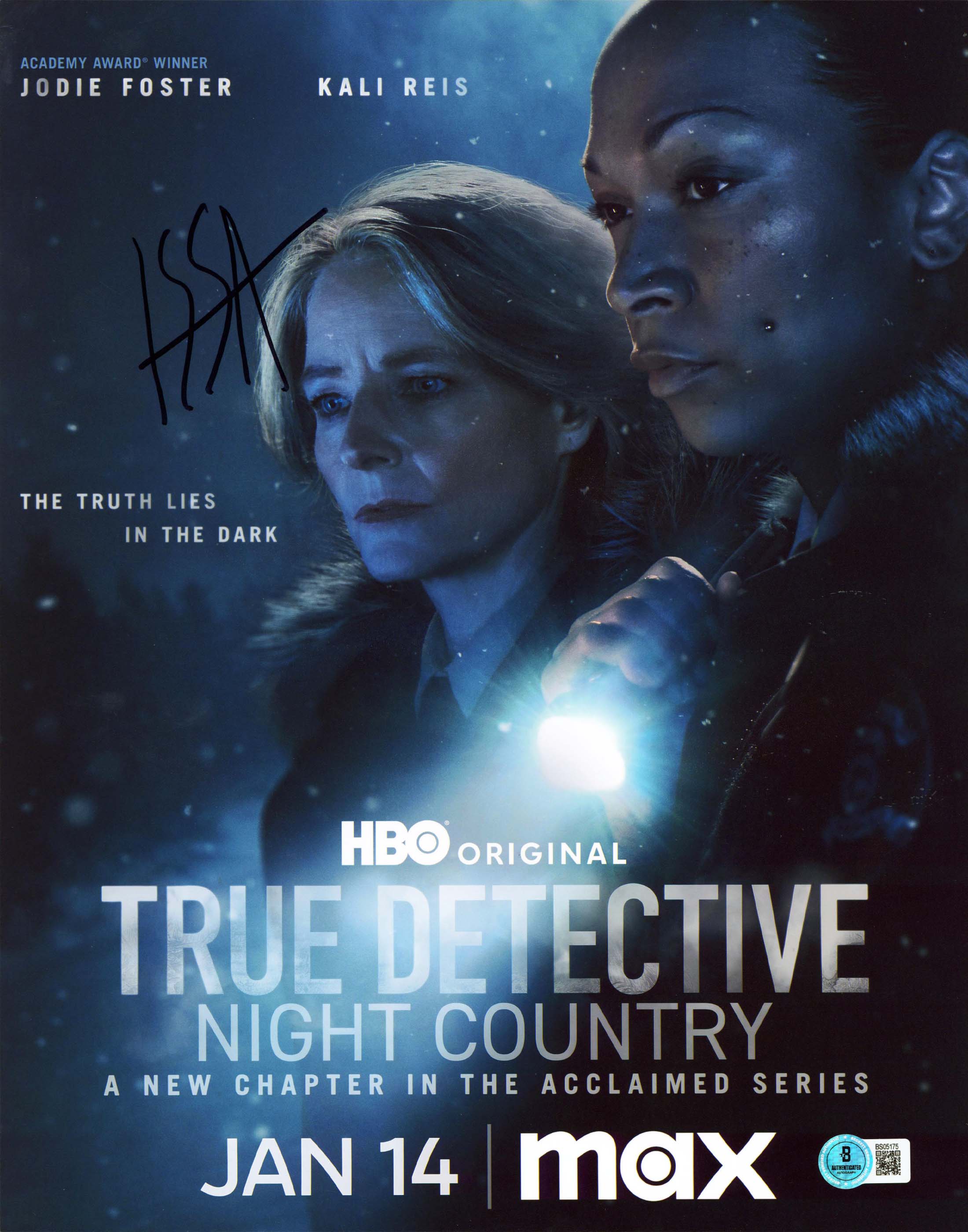 Issa Lopez True Detective Authentic Signed 11x14 Vertical Photo BAS #BS05175 - Image 2