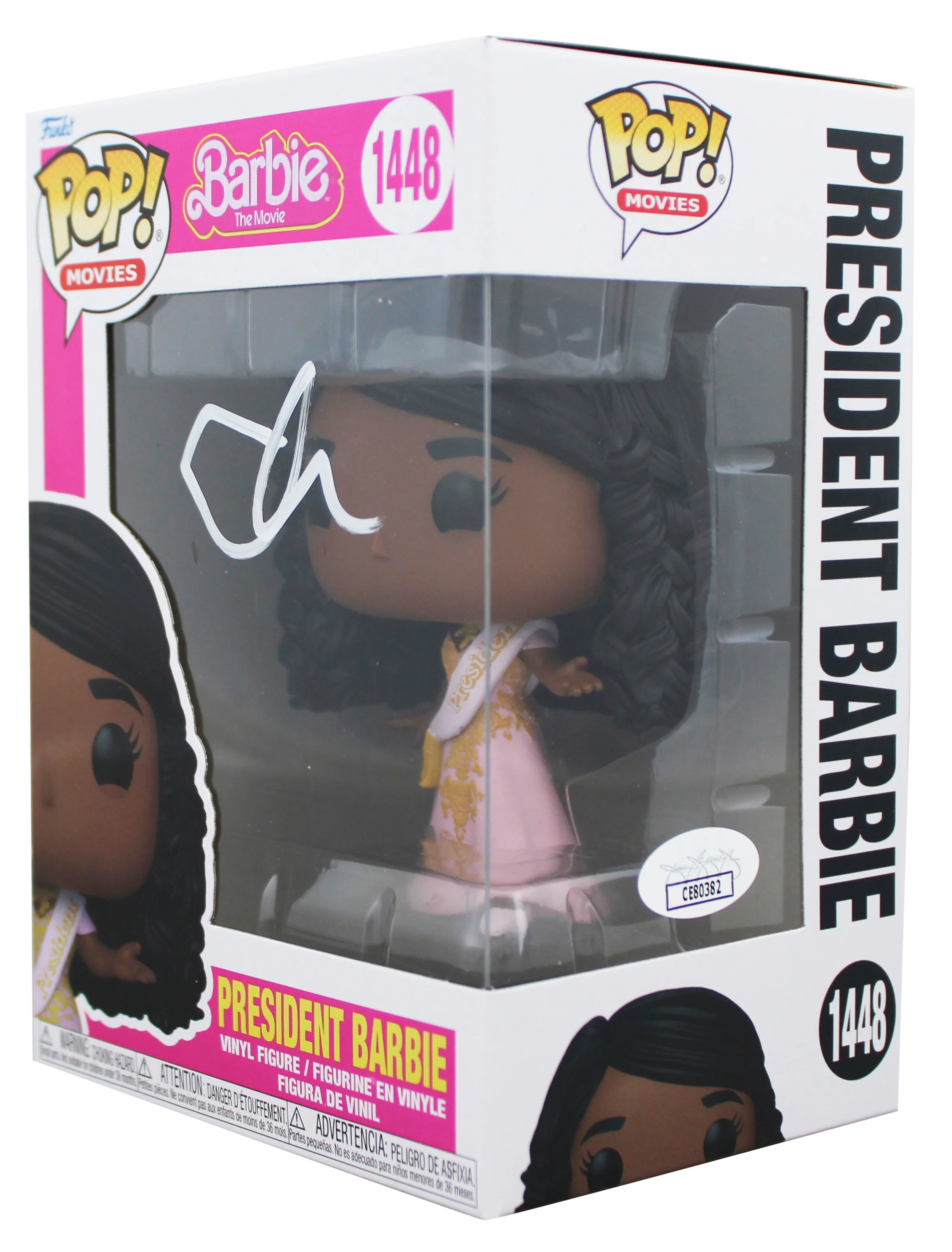 Issa Rae Signed President Barbie #1448 Funko Pop Vinyl Figure JSA #CE80382 - Image 3