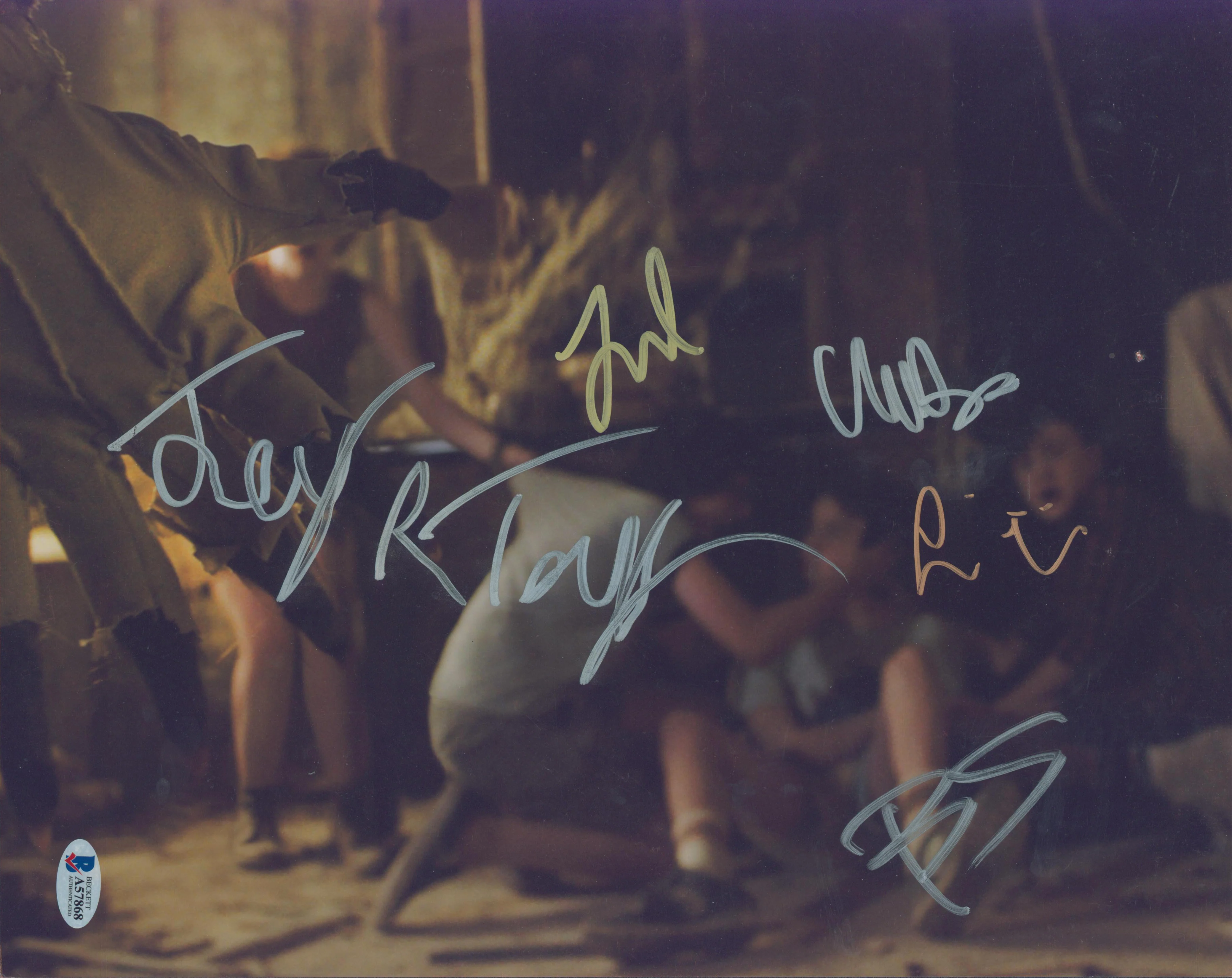IT (5) Skaarsgard, Taylor, Martell, Jacobs & Lillis Signed 11x14 Photo BAS - Image 2