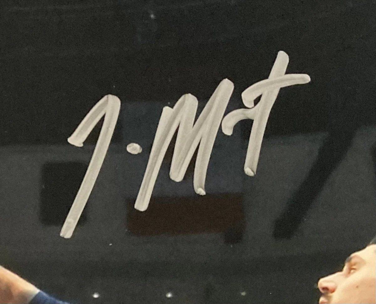 Ja Morant Signed 16x20 Memphis Grizzlies vs Chicago Bulls Photo BAS - Image 2