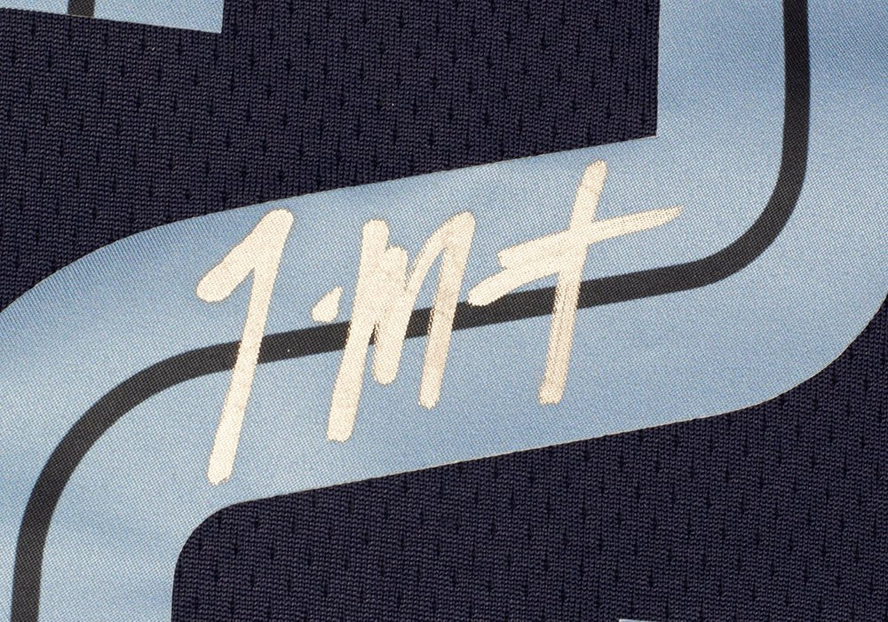 Ja Morant Signed Blue Nike Memphis Grizzlies Swingman Basketball Jersey JSA - Image 2