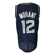 Ja Morant Signed Custom Alternate Navy Blue Pro-Style Basketball Jersey BAS - Image 5