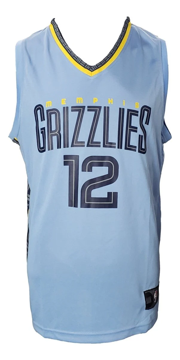 Ja Morant Signed Memphis Grizzlies Light Blue Fanatics L Basketball Jersey BAS - Image 2