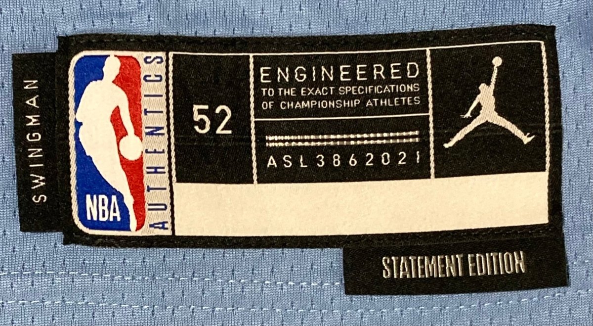 Ja Morant Signed Memphis Grizzlies Light Blue Nike Swingman Jersey BAS - Image 4