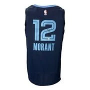 Ja Morant Signed Memphis Grizzlies Navy Blue Nike Swingman Jersey BAS - Image 6