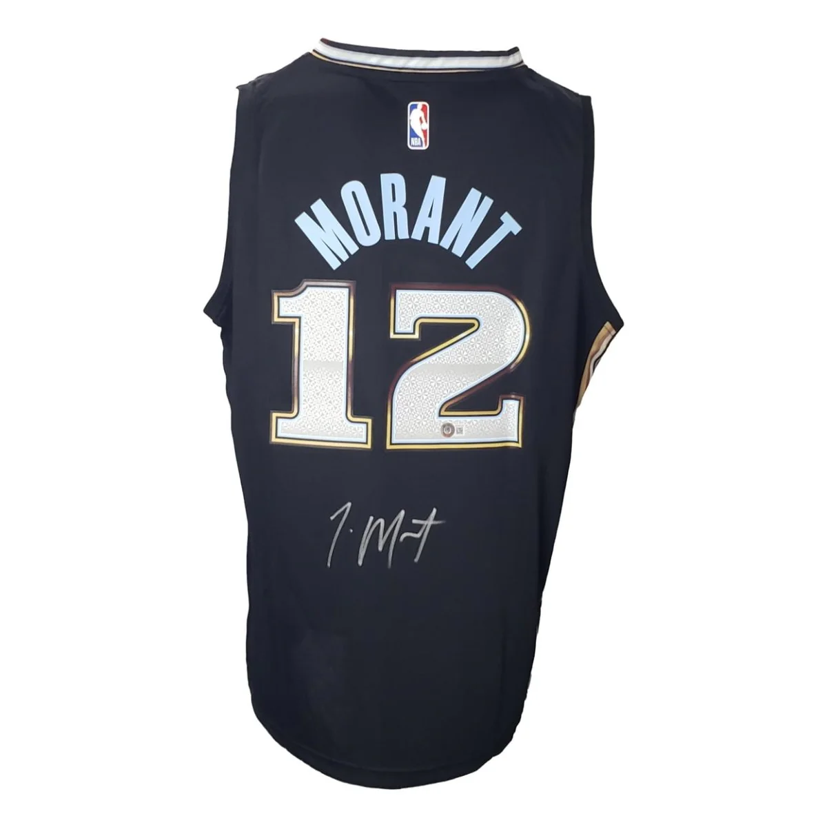 Ja Morant Signed Memphis Grizzlies White Fanatics Basketball XL Jersey BAS - Image 8