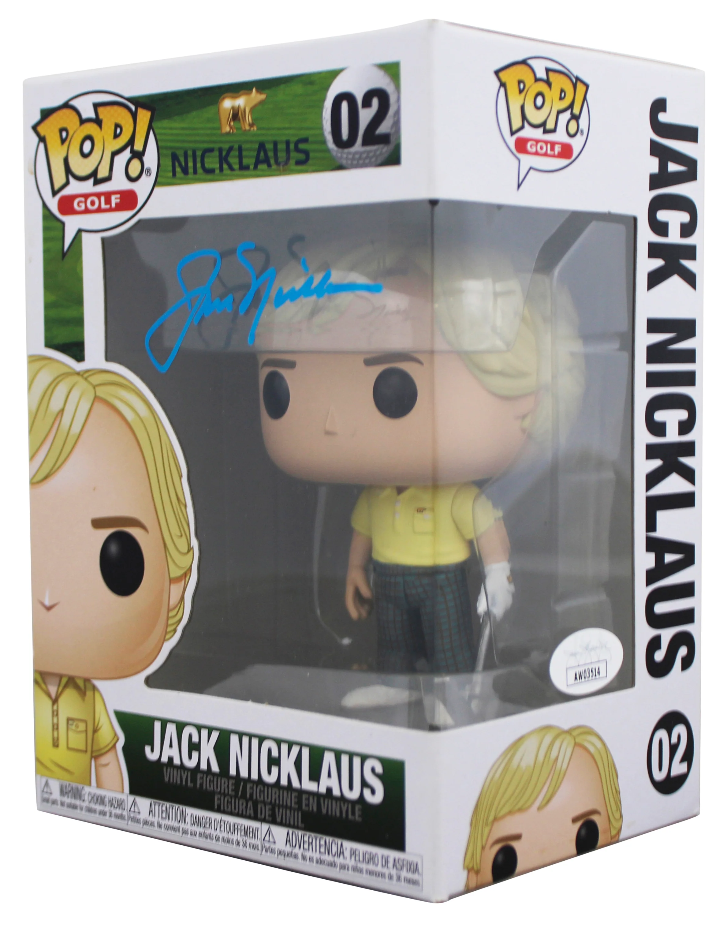 Jack Nicklaus Authentic Signed #02 Funko Pop Vinyl Figure JSA #AW03514 - Image 3