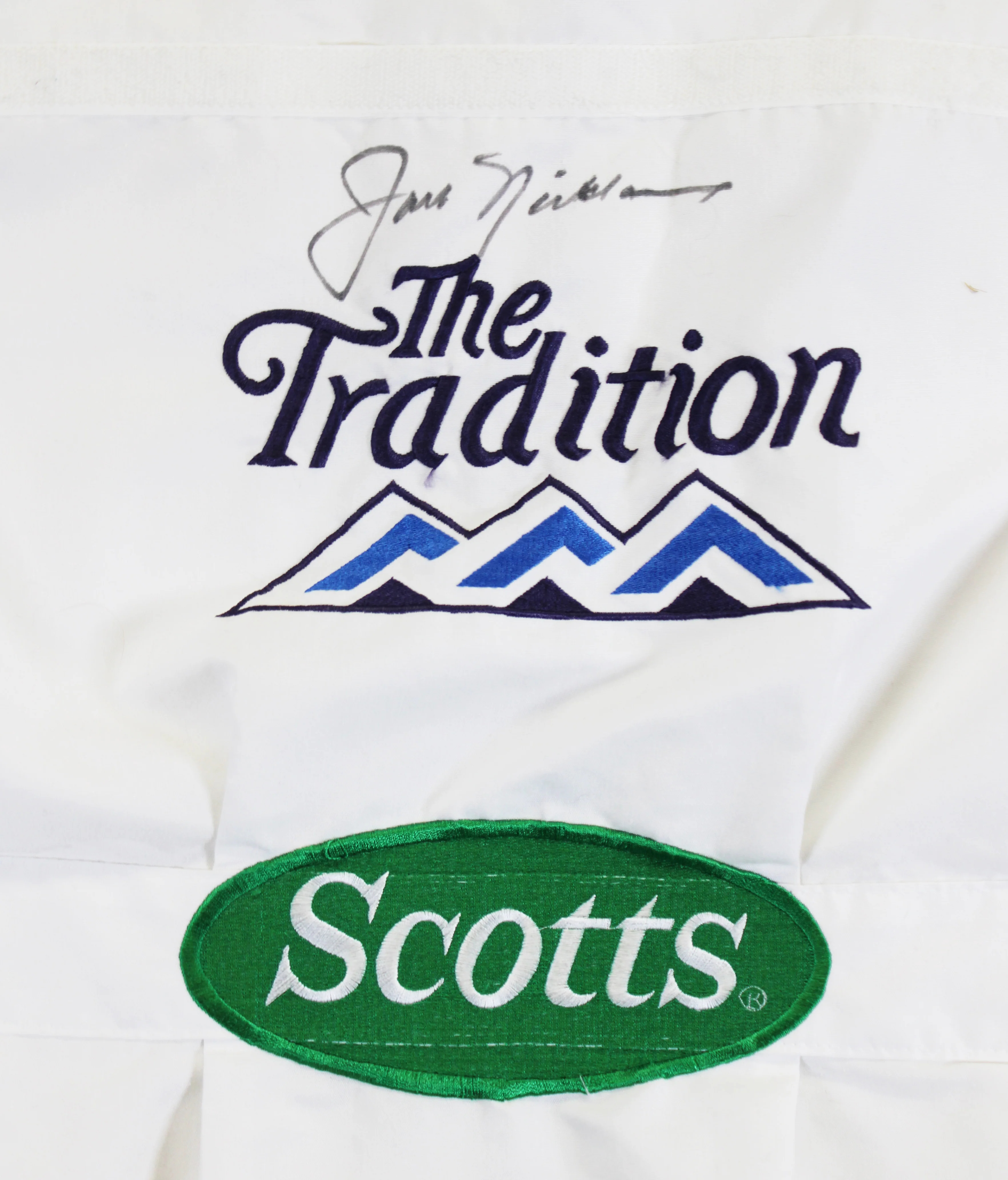 Jack Nicklaus Authentic Signed The Tradition Caddy Bib Shirt BAS #AE14000 - Image 3