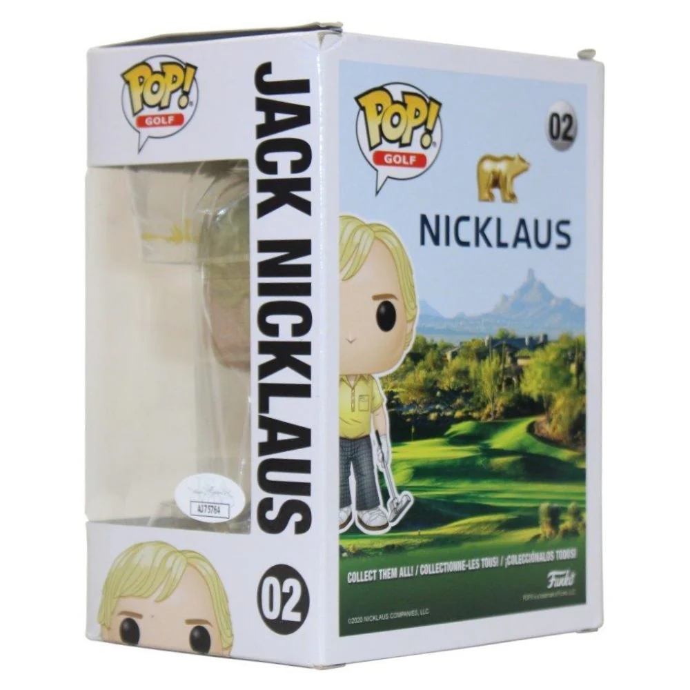 Jack Nicklaus Signed Golf Funko Pop #02 JSA Hologram - Image 2