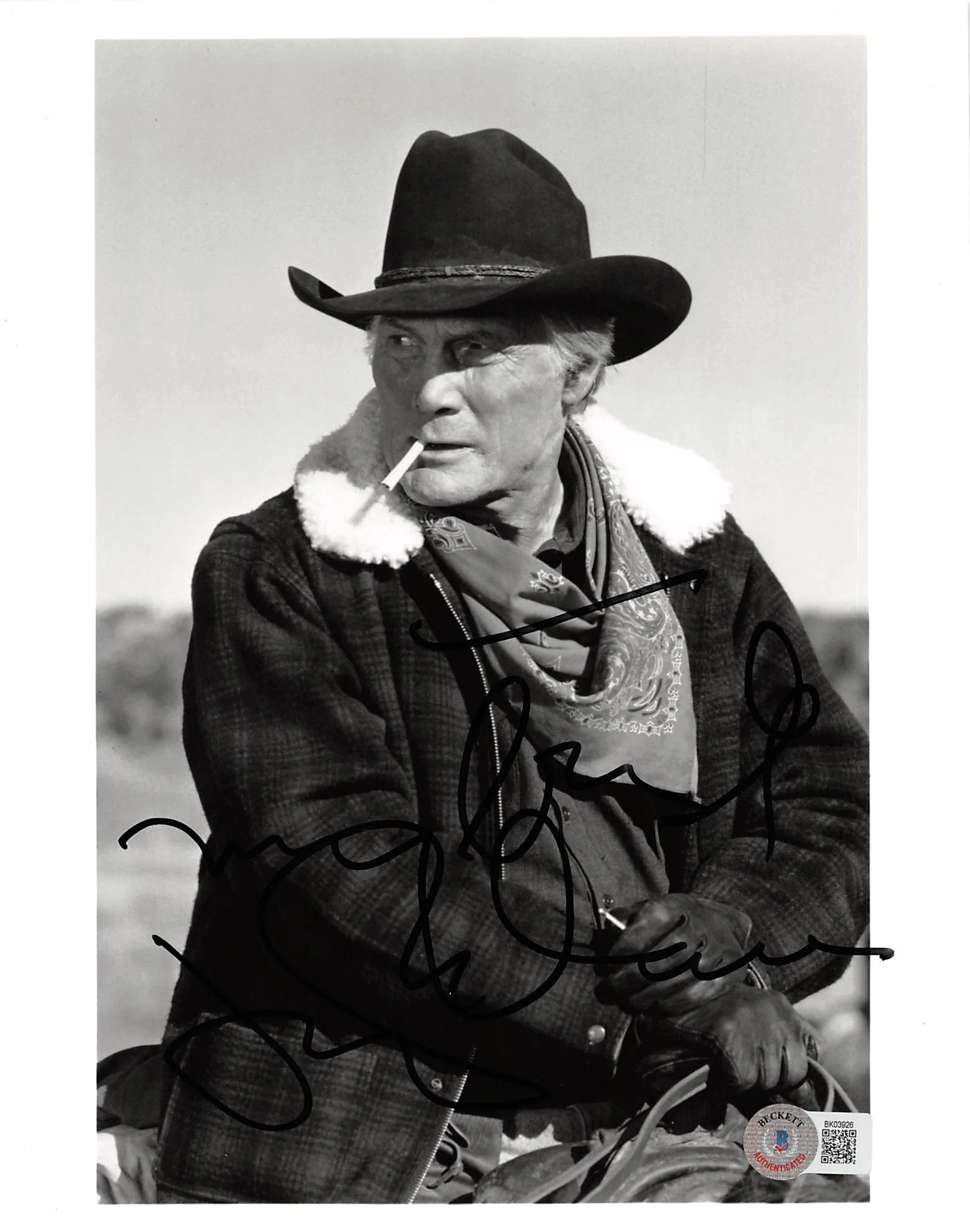 Jack Palance City Slickers Authentic Signed 8x10 Photo Autographed BAS #BK03926 - Image 2