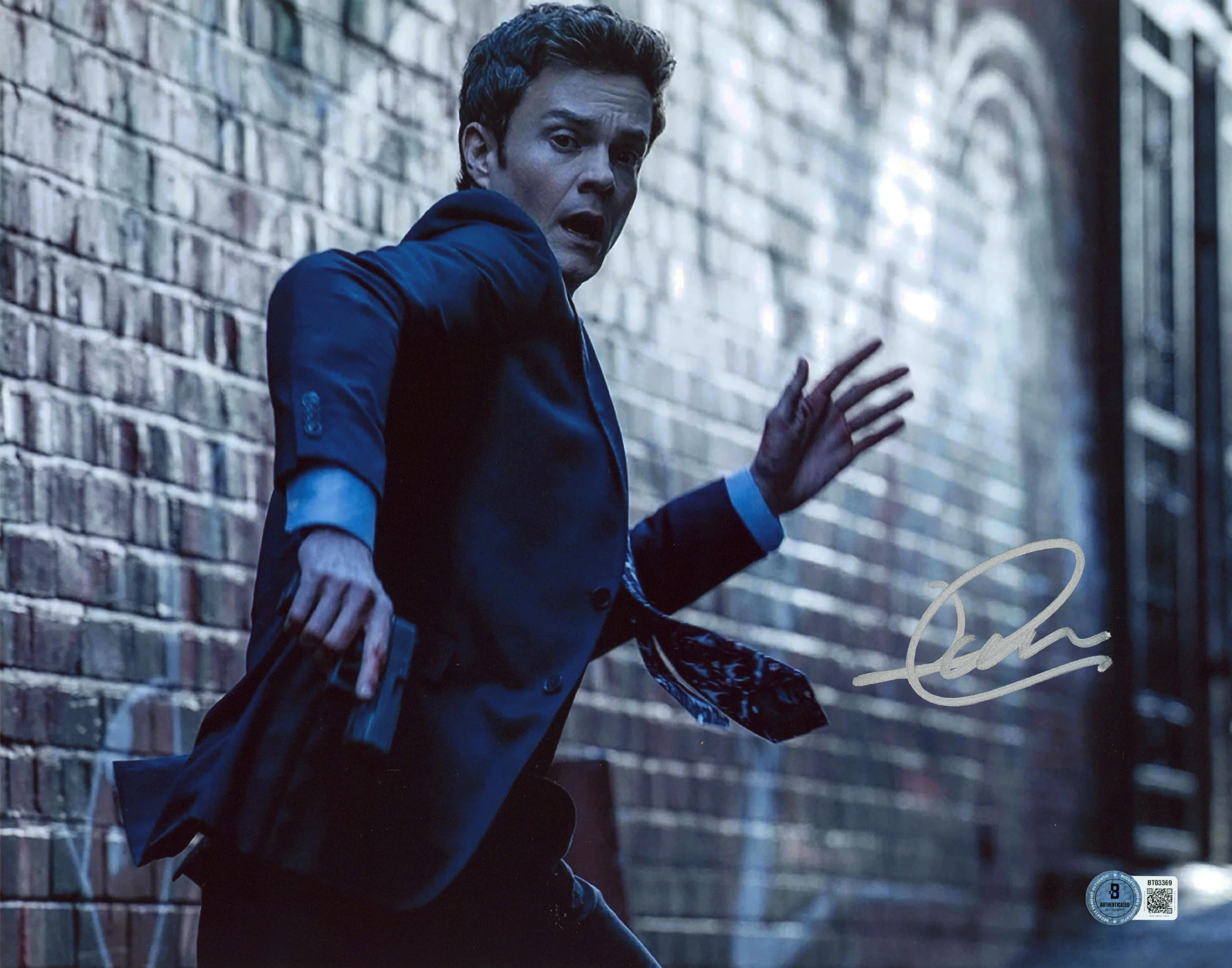 Jack Quaid Novocaine Authentic Signed 11x14 Horizontal Photo BAS #BT03369 - Image 2