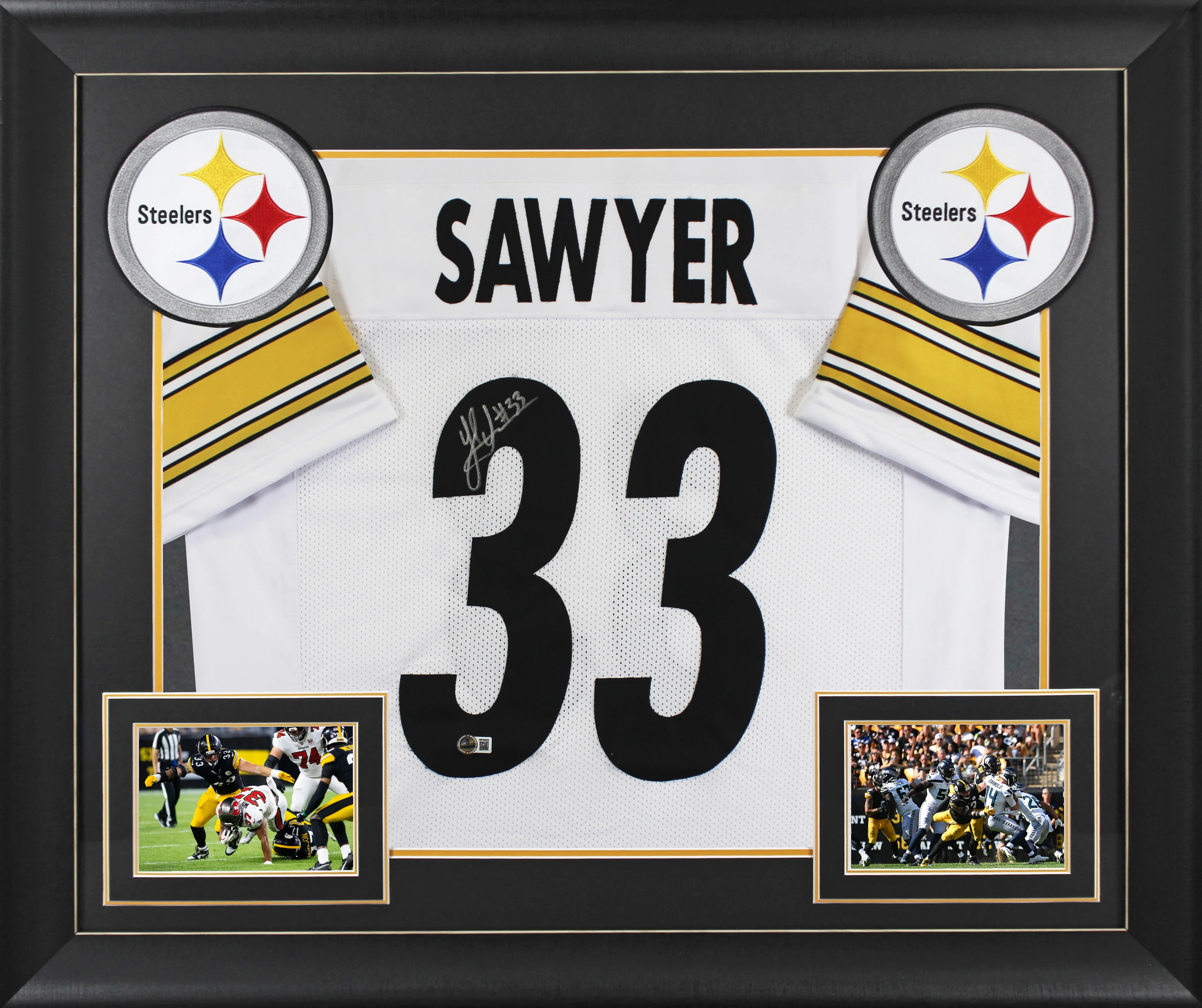 Jack Sawyer Authentic Signed White Pro Style Framed Jersey BAS Witnessed