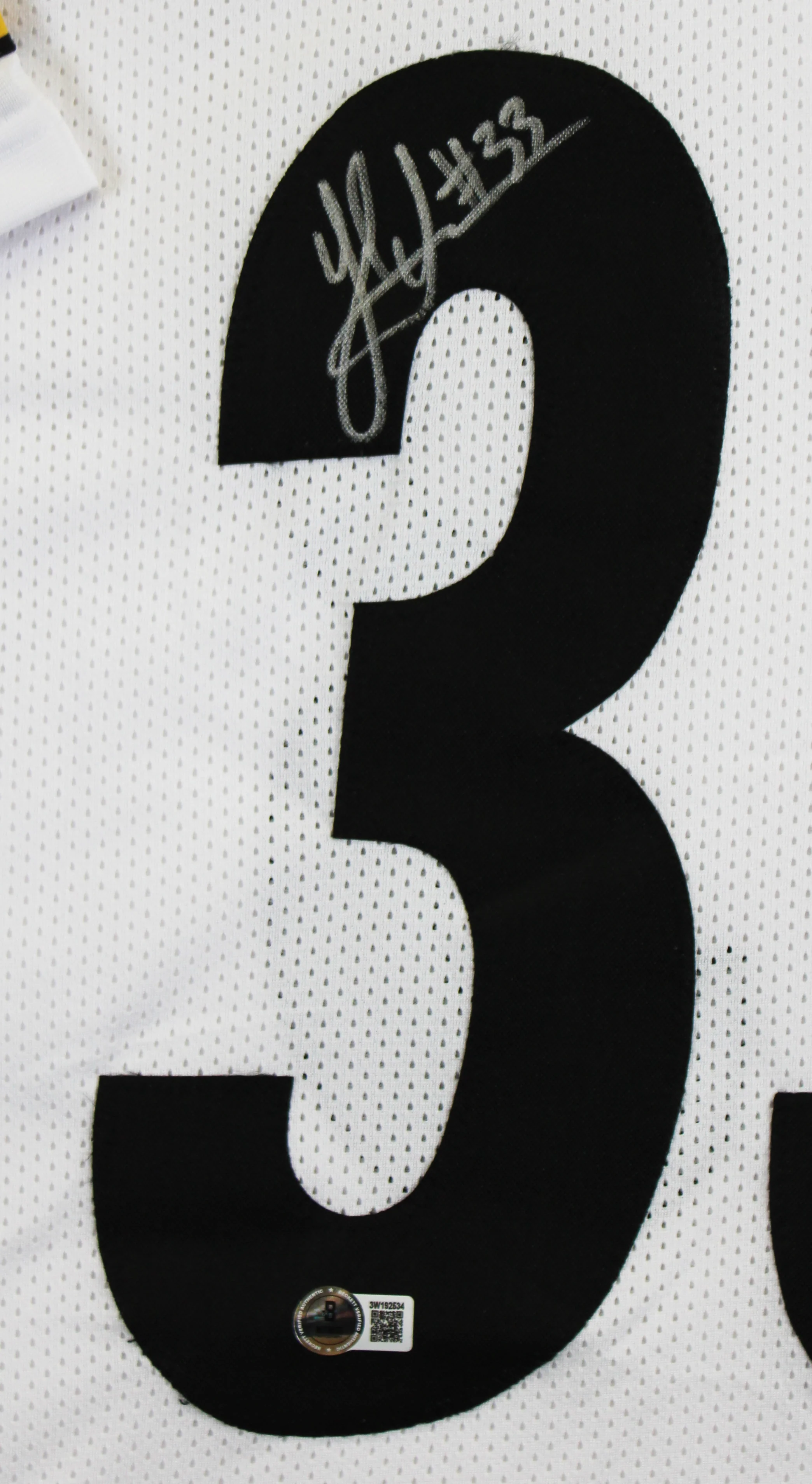 Jack Sawyer Authentic Signed White Pro Style Framed Jersey BAS Witnessed - Image 3
