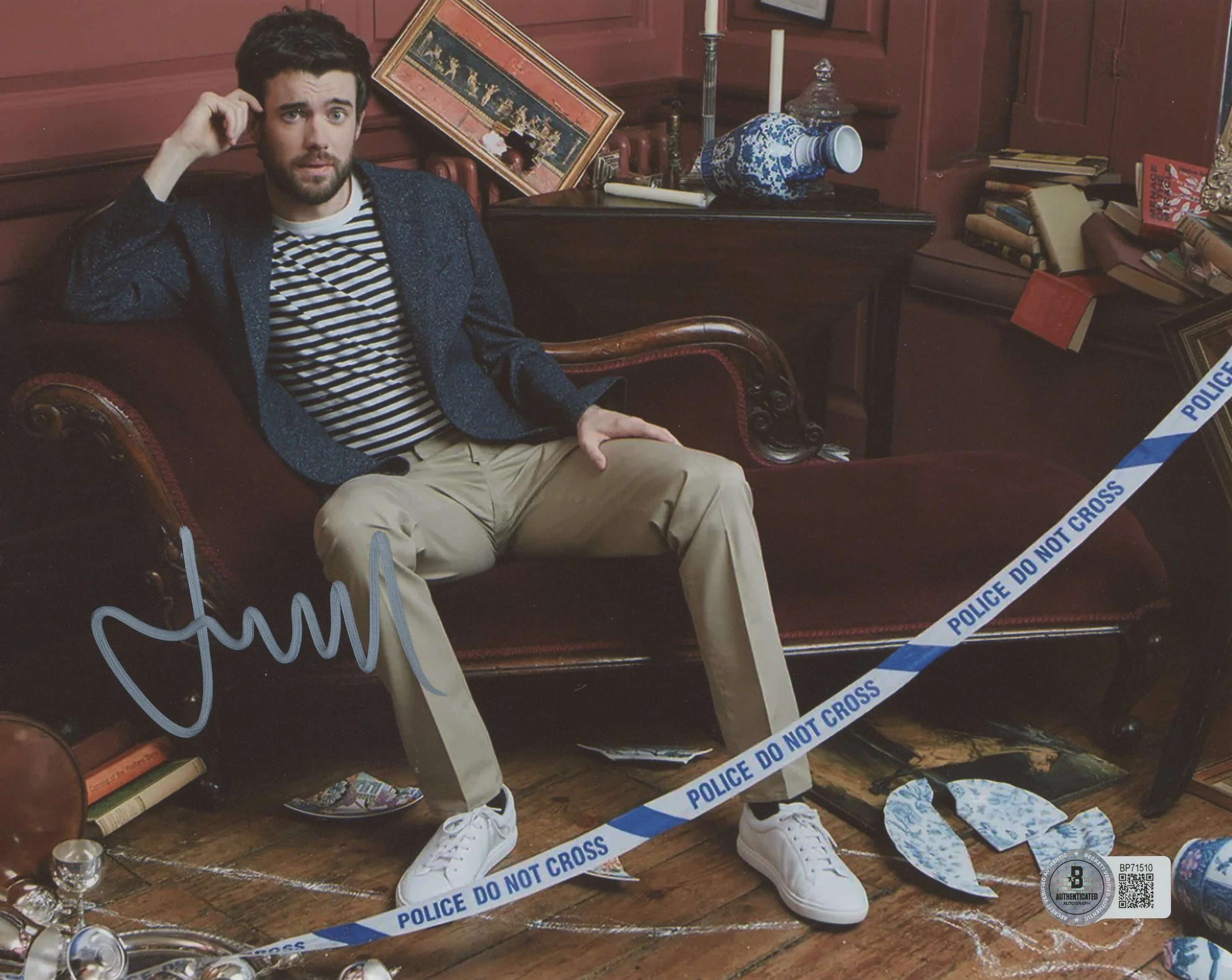 Jack Whitehall Bad Education Authentic Signed 8x10 Photo BAS #BP71510