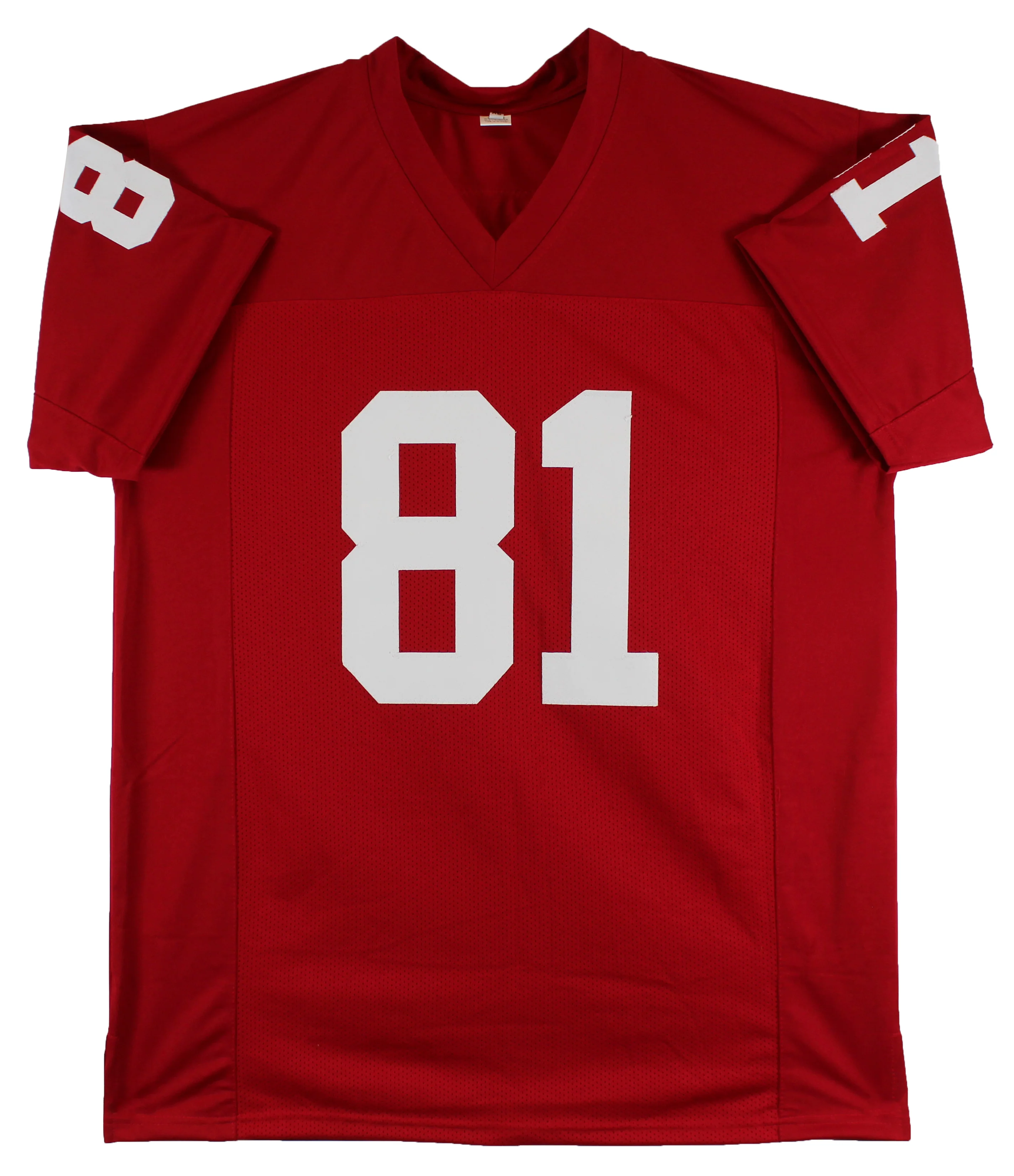 Jackie Smith "HOF 94" Authentic Signed Red Pro Style Jersey BAS Witnessed - Image 4