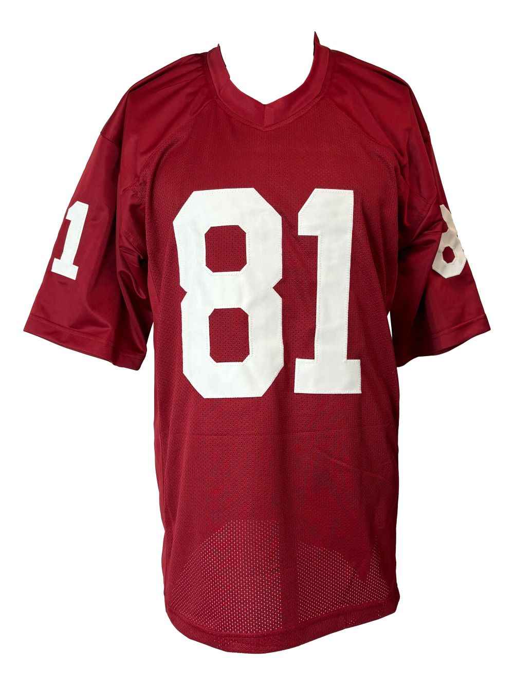 Jackie Smith St. Louis Signed Red Football Jersey HOF 94 Sports Integrity - Image 3