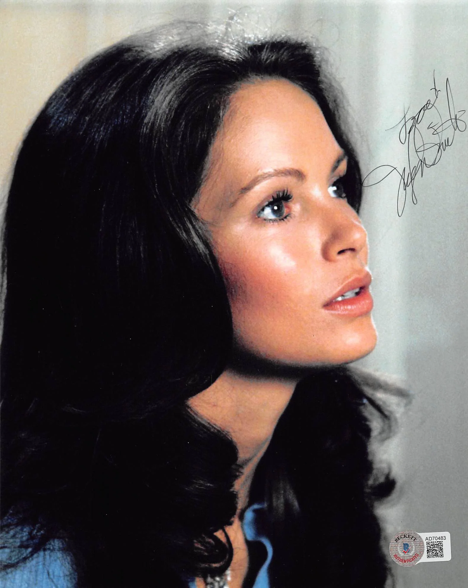Jaclyn Smith Charlie's Angels Authentic Signed 8x10 Vertical Photo BAS 1 - Image 2