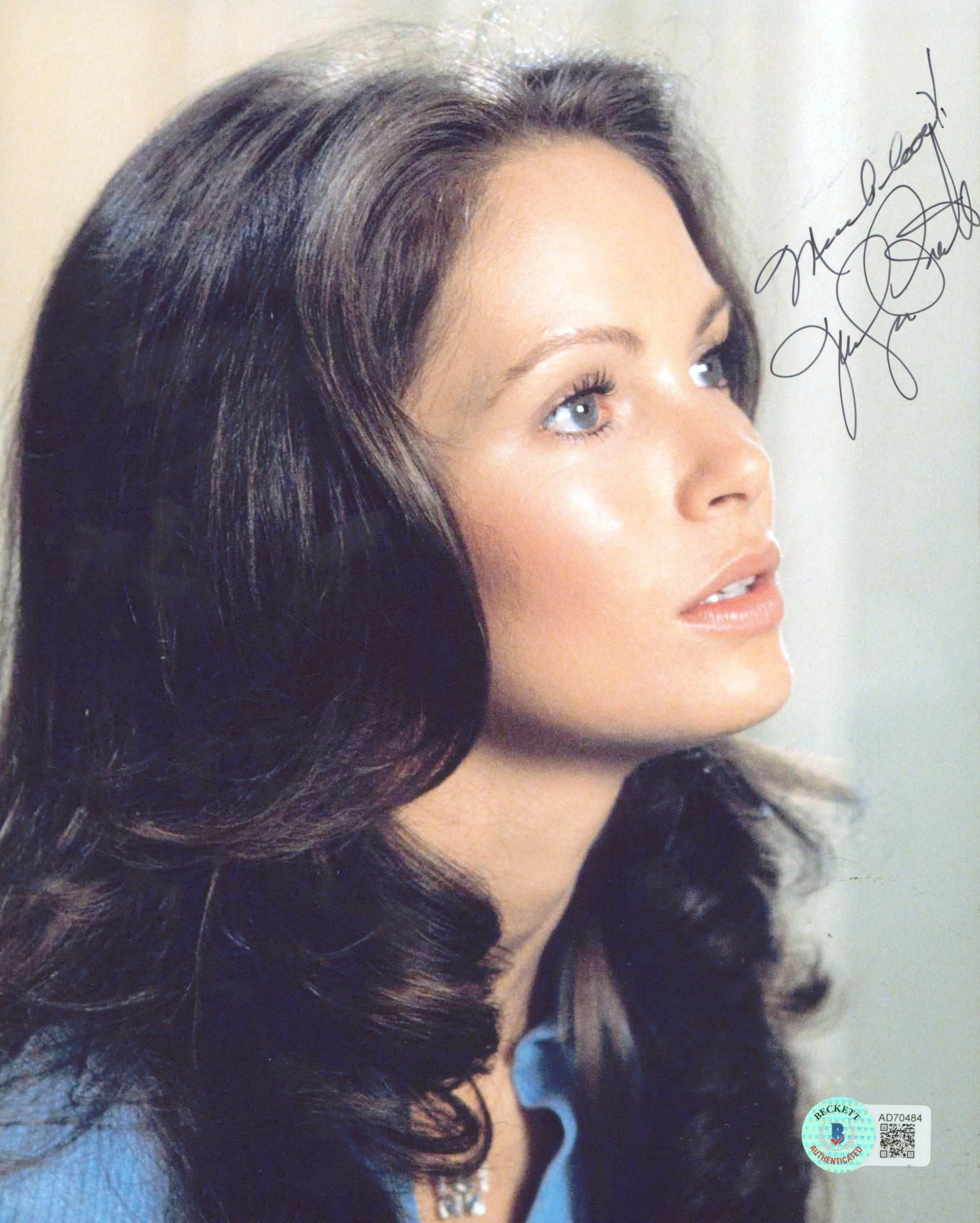 Jaclyn Smith Charlie's Angels "Much Love!" Signed 8x10 Photo BAS #AD70484 - Image 2