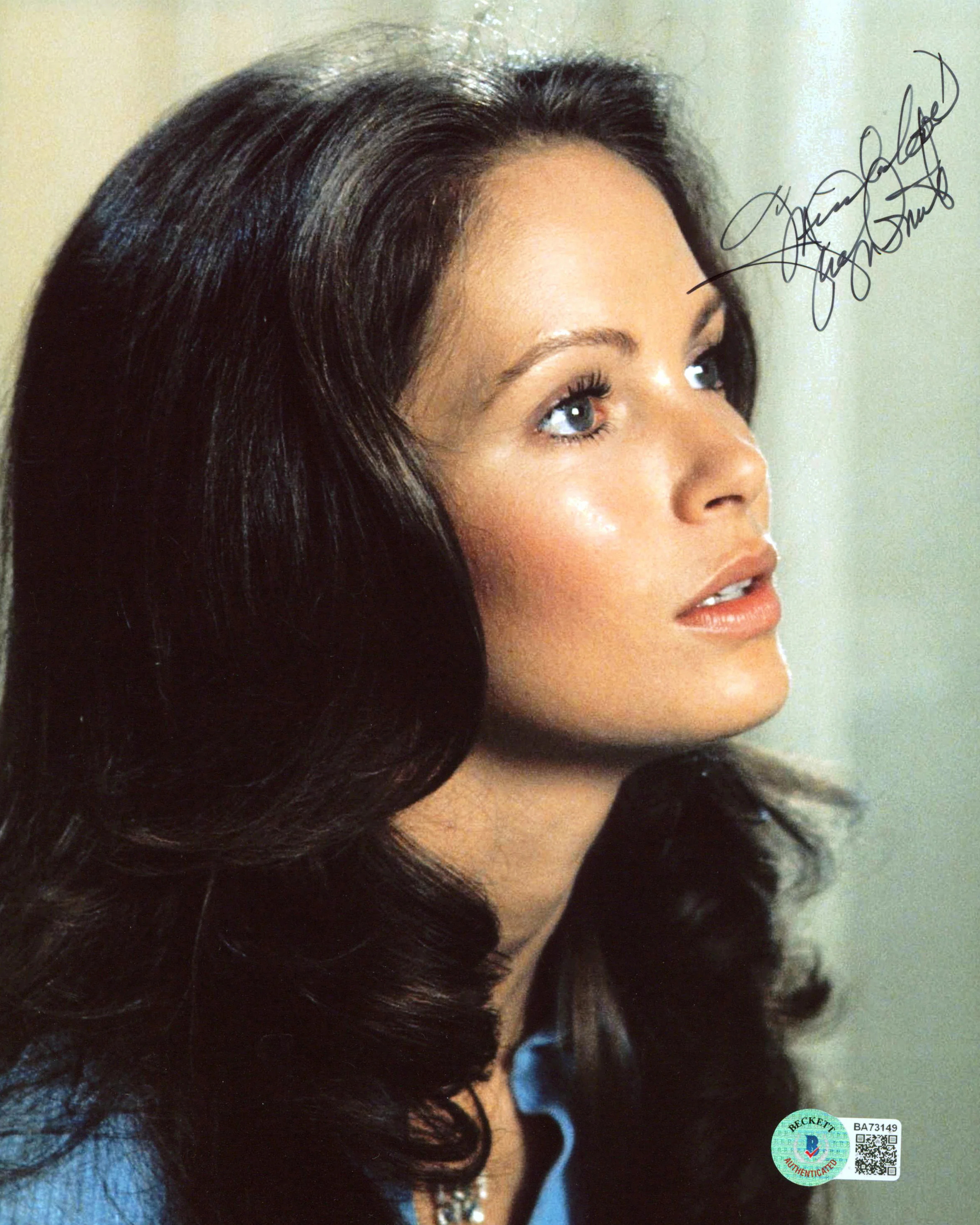 Jaclyn Smith Charlie's Angels "Much Love!" Signed 8x10 Photo BAS #BA73149