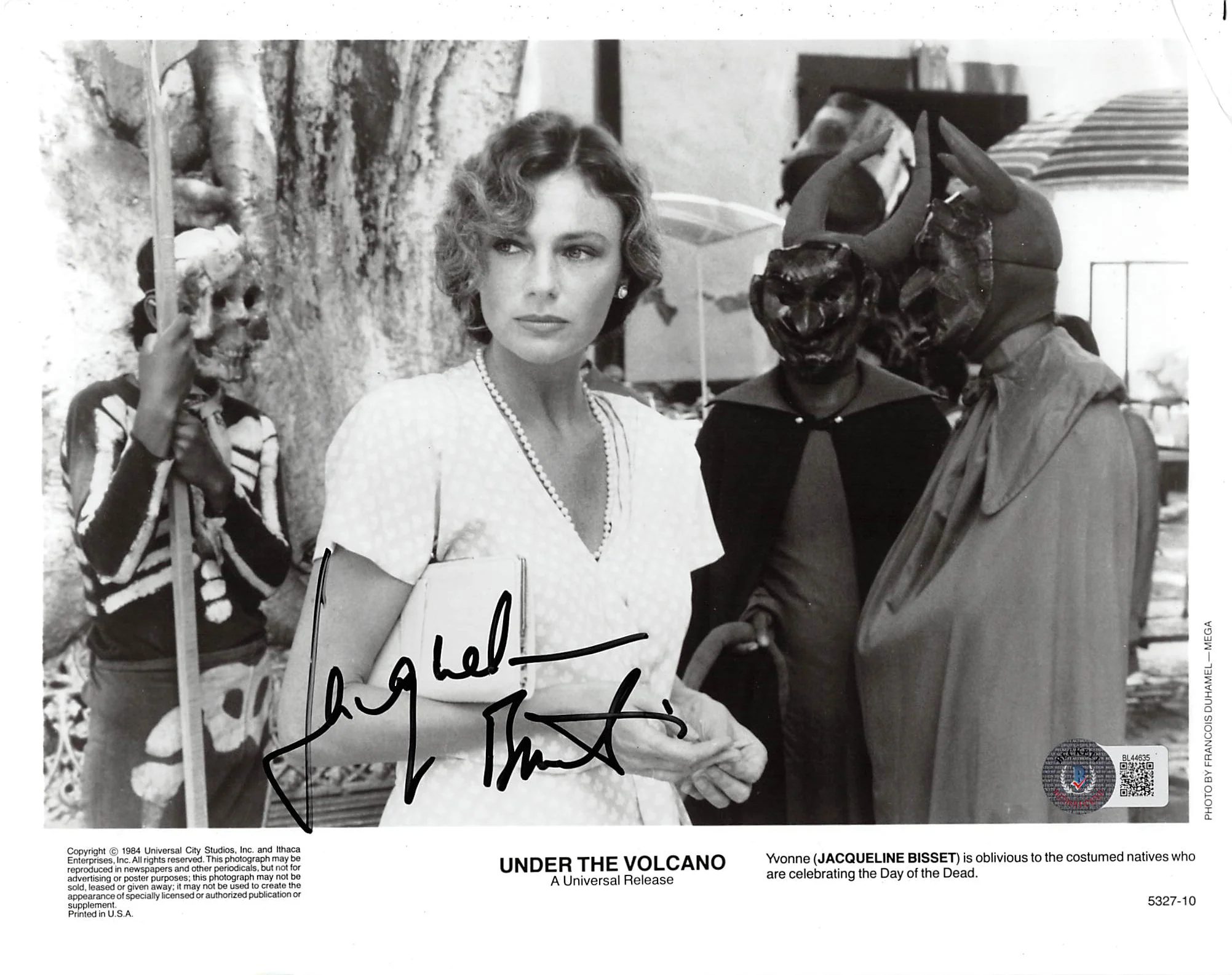 Jacqueline Bisset Under the Volcano Authentic Signed 8x10 Photo BAS #BL44635 - Image 2