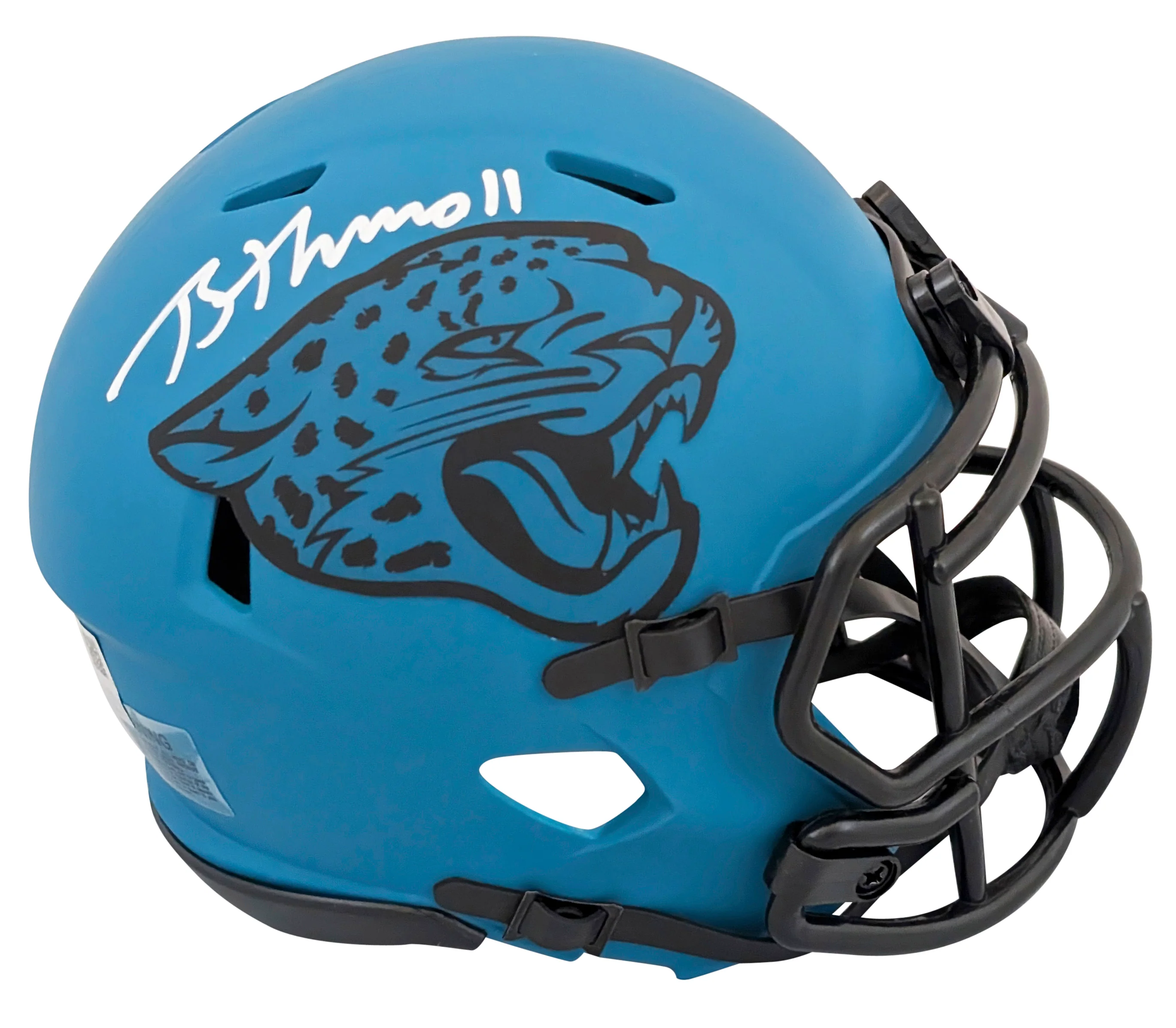 Jaguars Brian Thomas Jr. Authentic Signed Rave Speed Mini Helmet Fanatics - Image 2