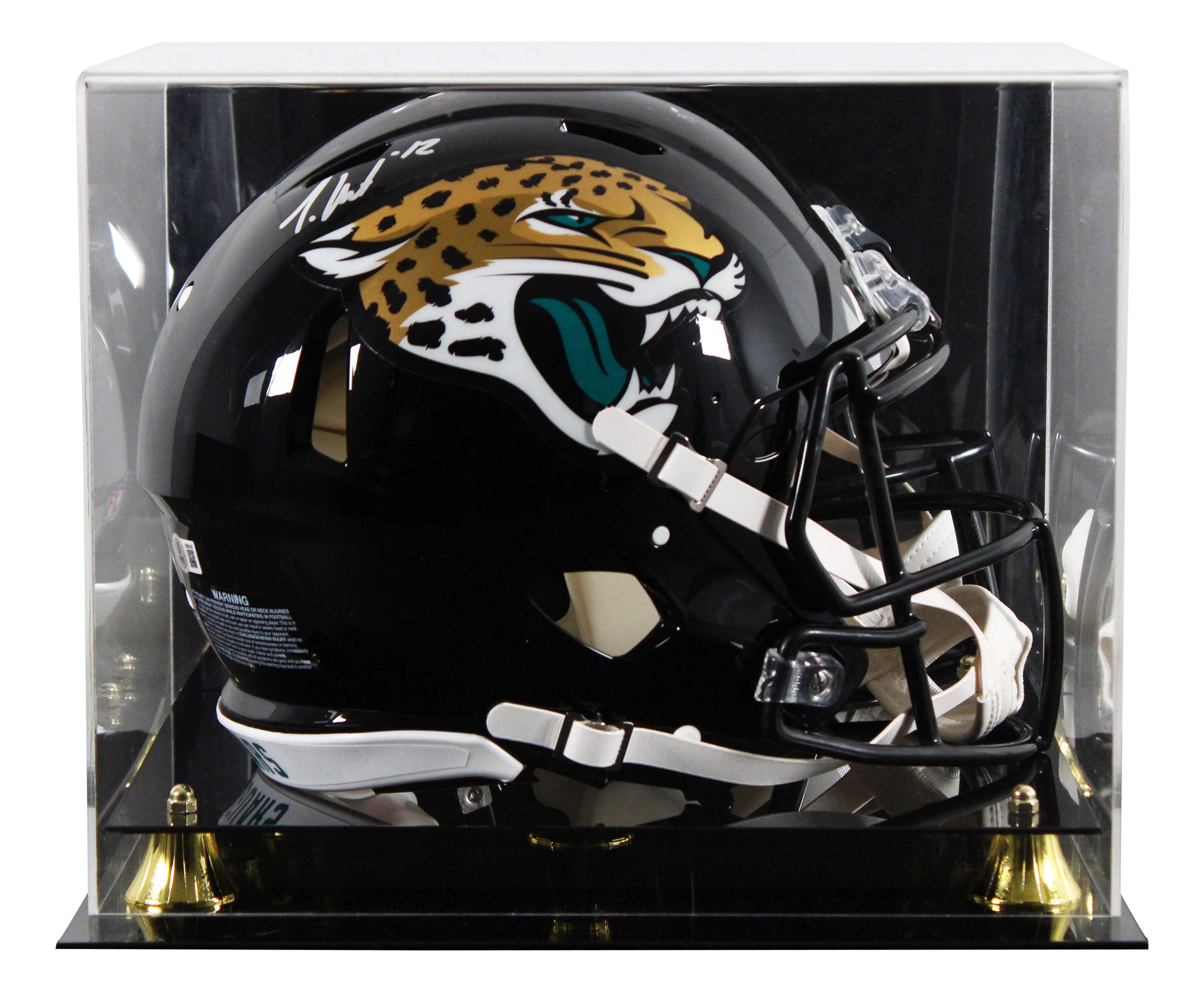 Jaguars Travis Hunter Signed Full Size Speed Proline Helmet W/ Case BAS Witness - Image 2