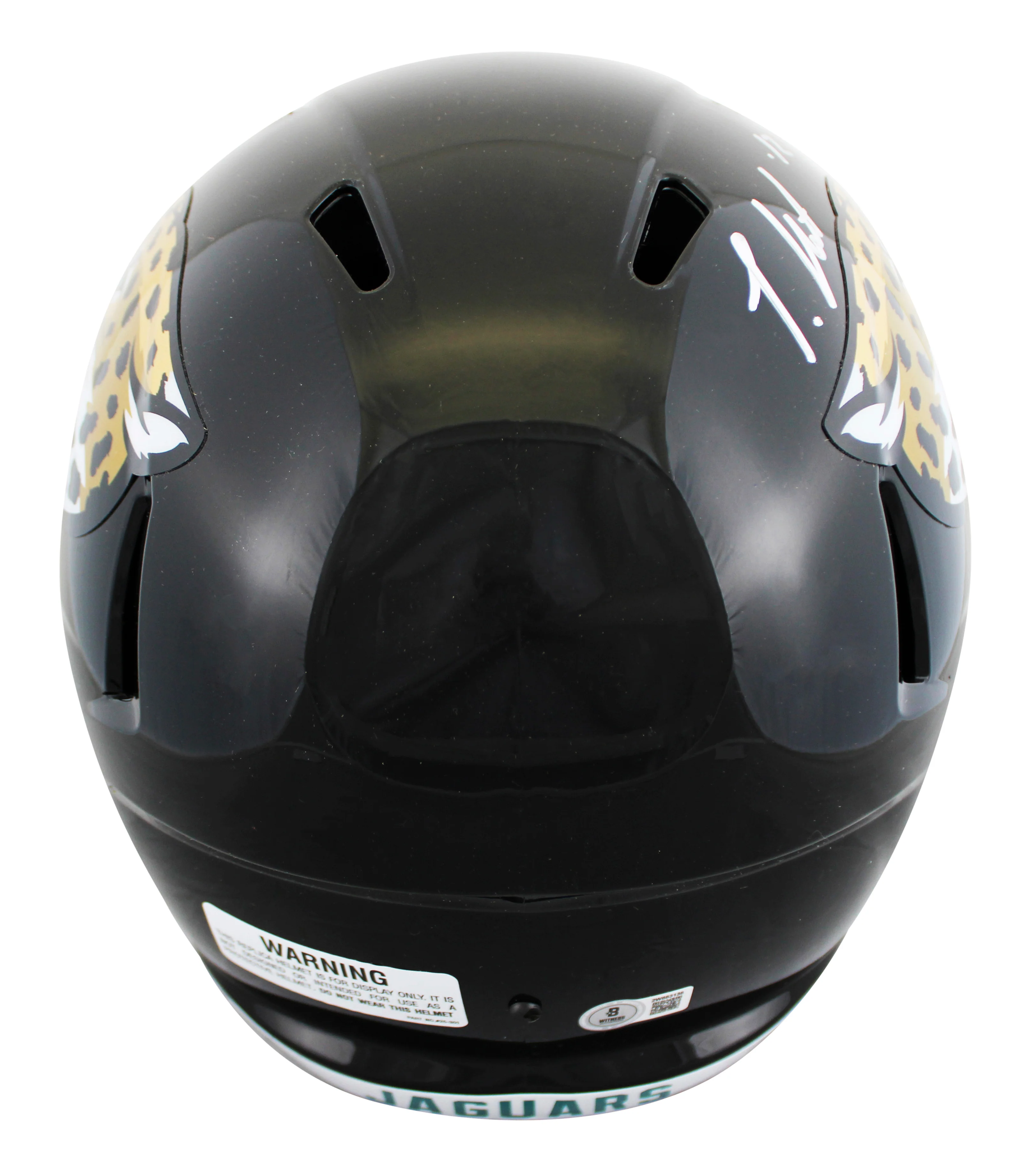 Jaguars Travis Hunter Signed Full Size Speed Rep Helmet W/ Case BAS Witnessed - Image 4