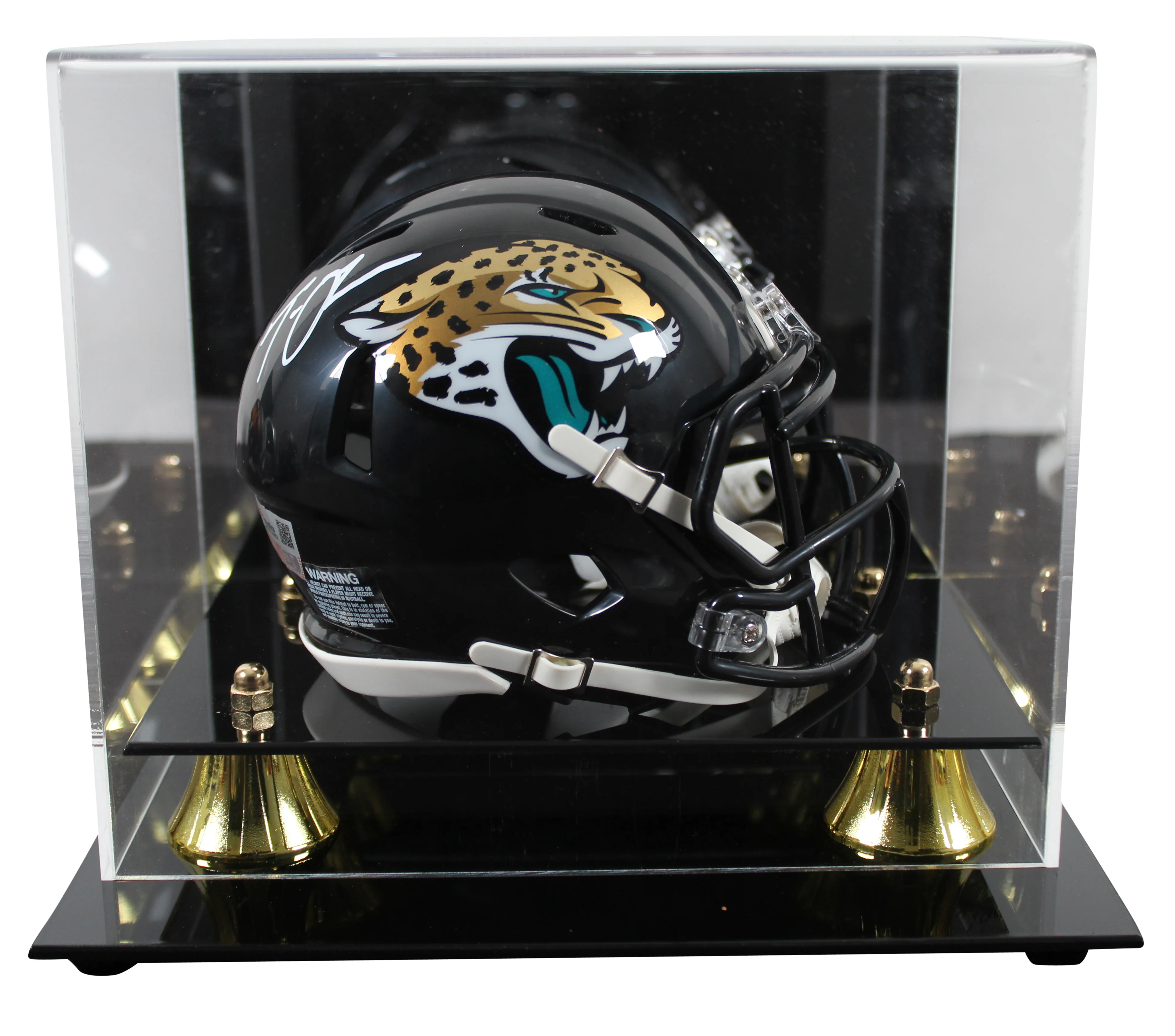 Jaguars Trevor Lawrence Authentic Signed Speed Mini Helmet W/ Case Fanatics - Image 2