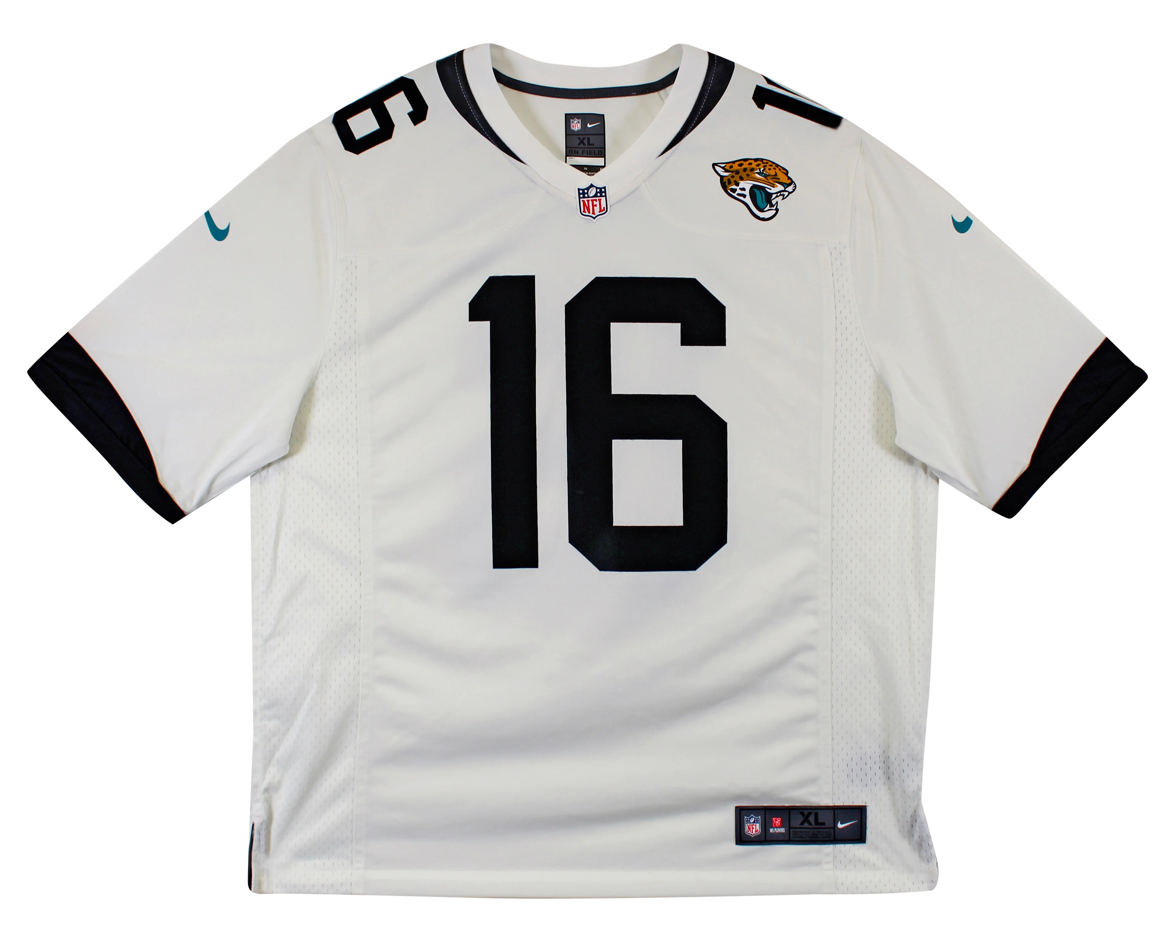 Jaguars Trevor Lawrence Authentic Signed White Nike Limited Jersey Fanatics - Image 4