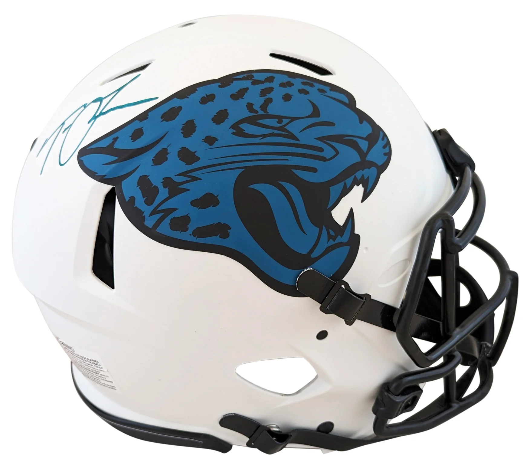 Jaguars Trevor Lawrence Signed Lunar FS Speed Proline Helmet w/ case Fanatics - Image 3