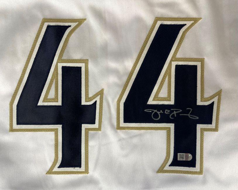 Jake Peavy San Diego Signed White Baseball Jersey Sports Integrity - Image 2