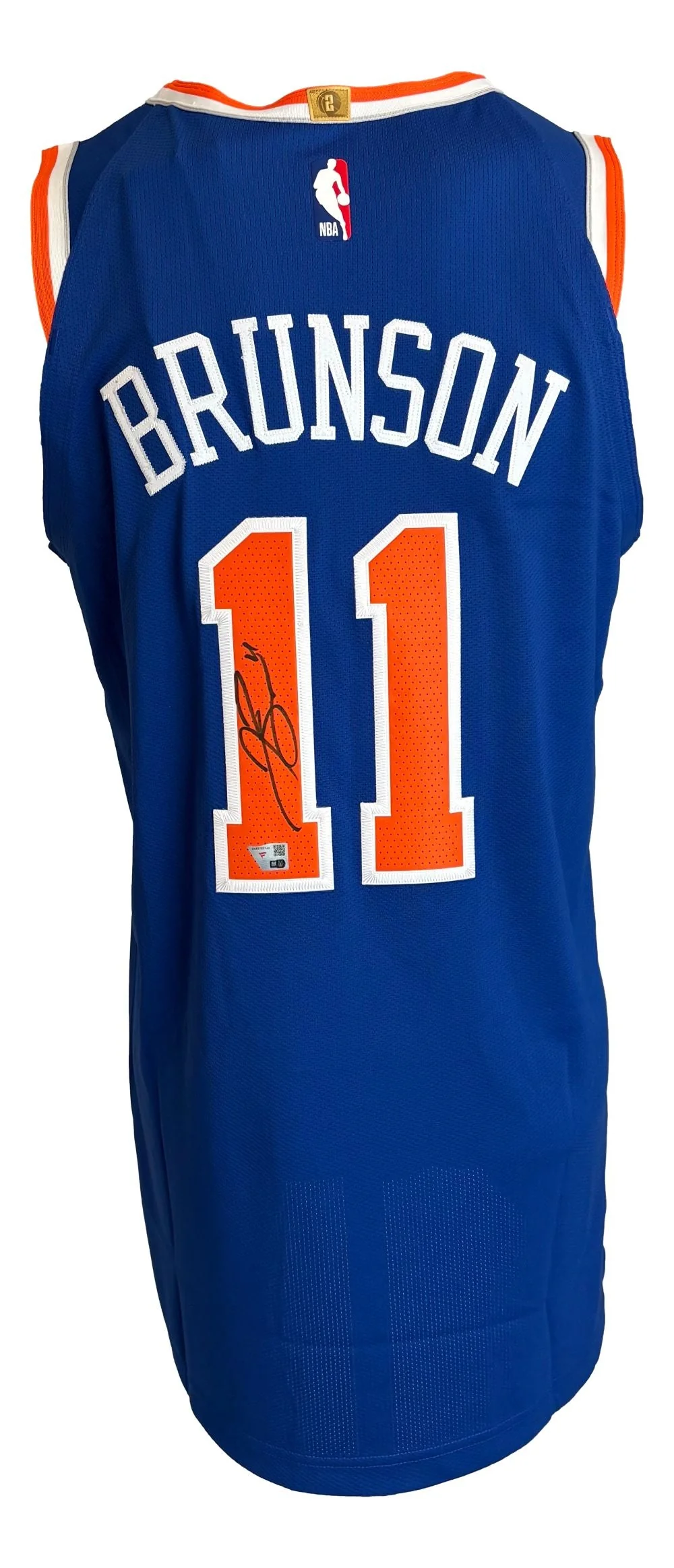Jalen Brunson Signed New York Knicks Blue Nike Swingman Jersey Fanatics
