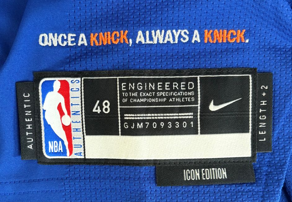 Jalen Brunson Signed New York Knicks Blue Nike Swingman Jersey Fanatics - Image 4