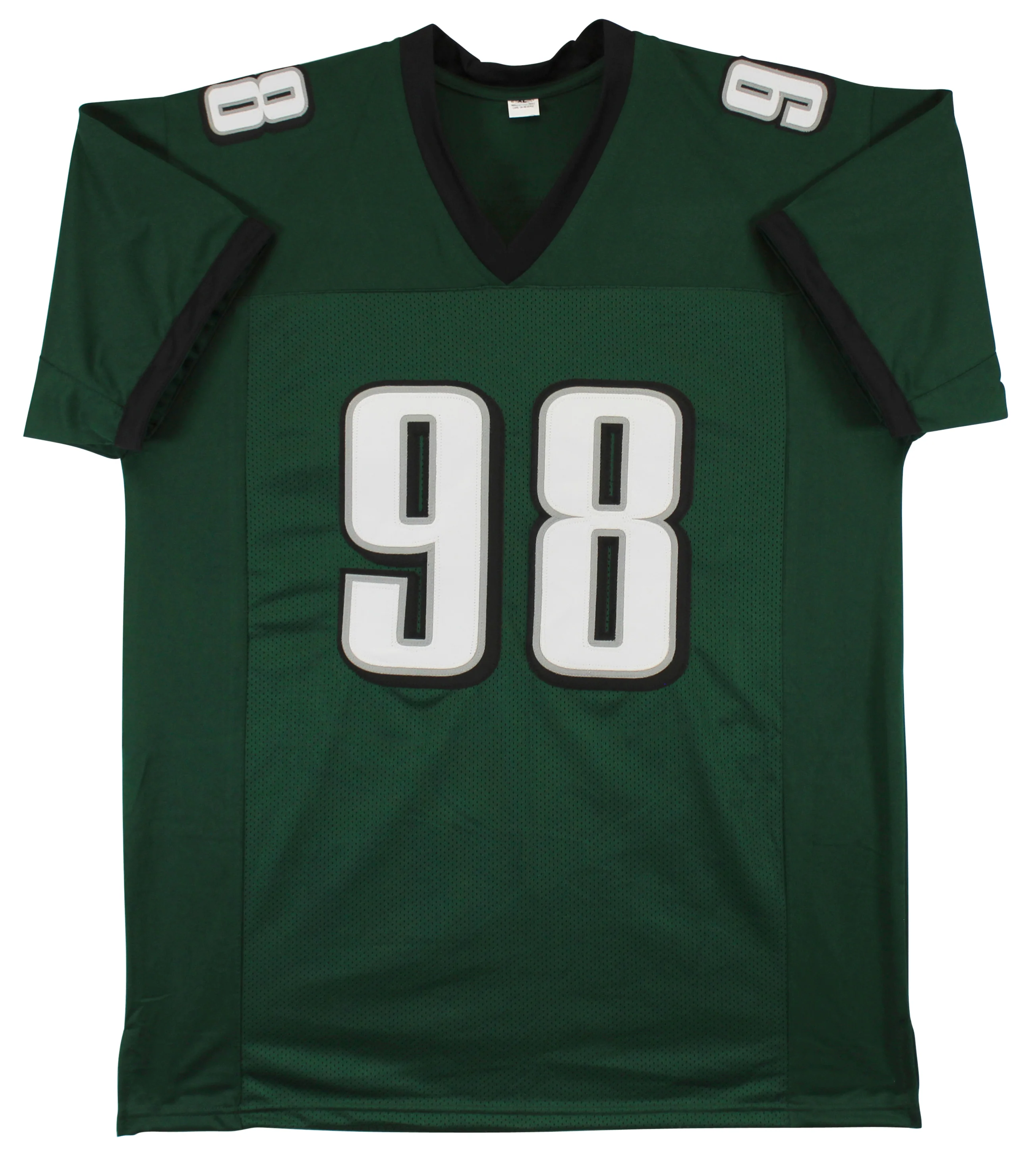 Jalen Carter Authentic Signed Green Pro Style Jersey BAS Witness - Image 4